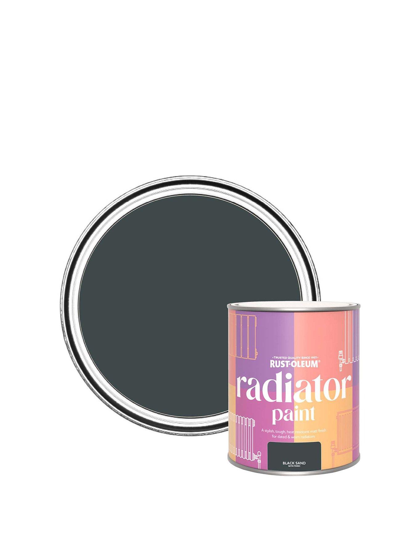 Product photograph of Rust-oleum Rust-oleum Radiator Paint Black Sand Satin 750ml from very.co.uk