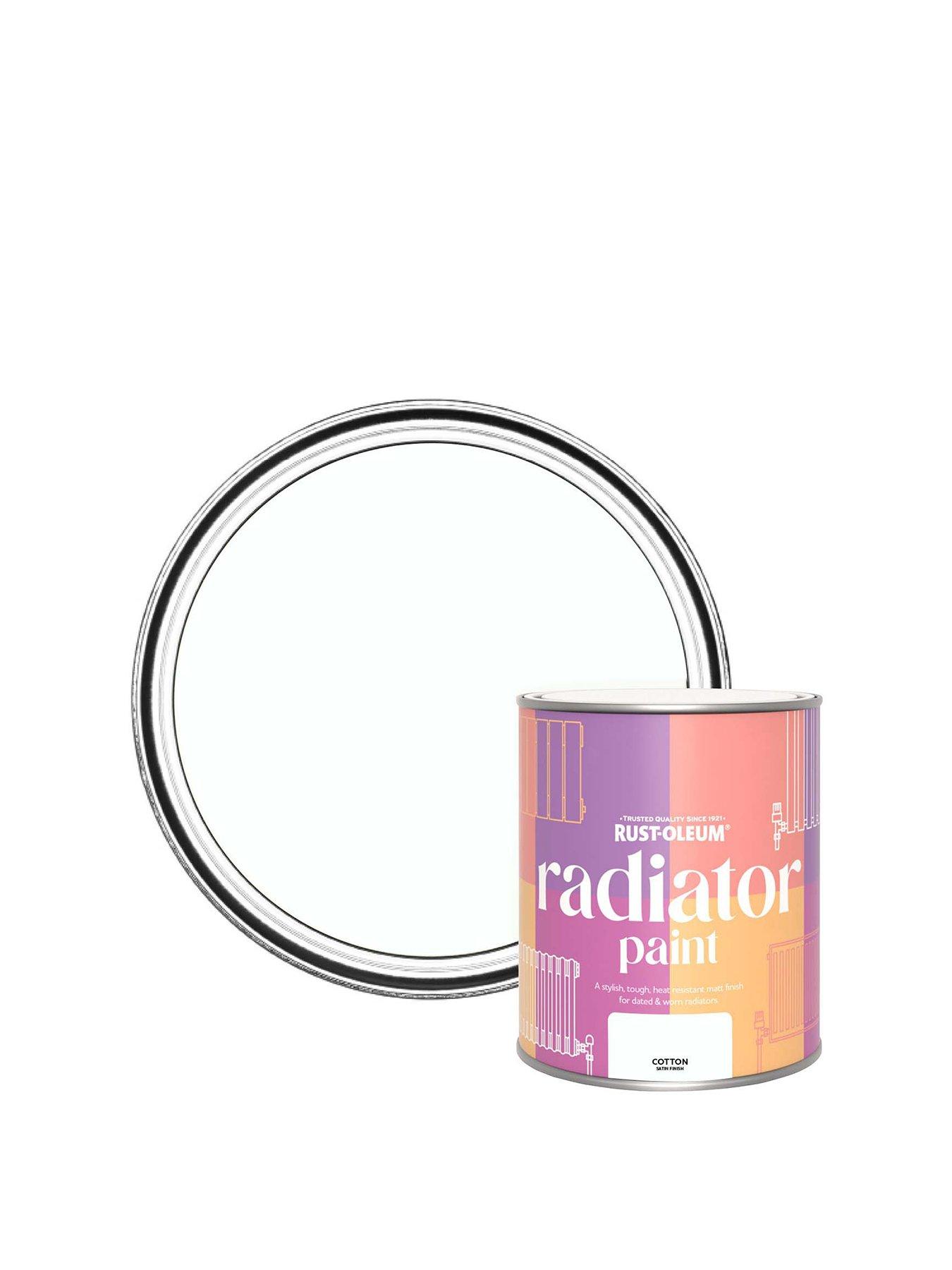 Rust-Oleum Satin Finish 750 ml Radiator Paint – Cotton