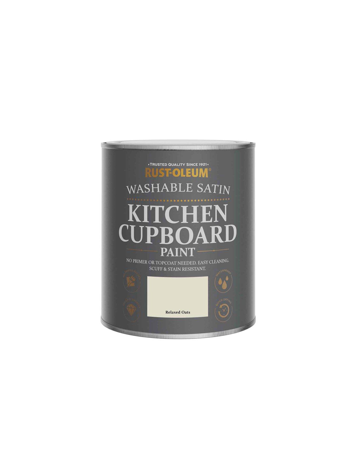 Image 5 of 5 of Rust-Oleum Satin Finish Kitchen Cupboard Paint - Relaxed Oats
