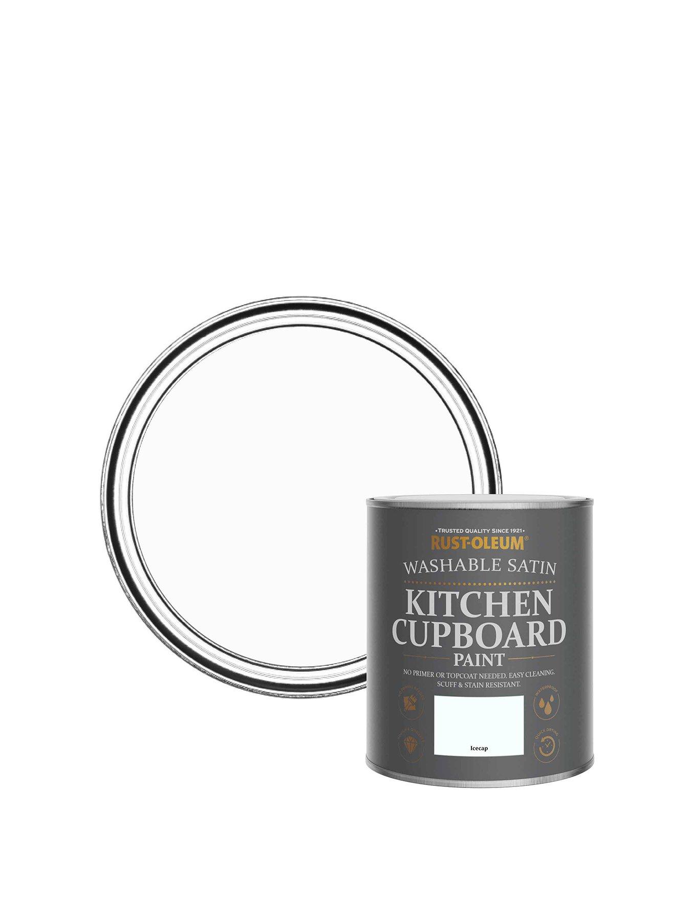 undefined Satin Finish Kitchen Cupboard Paint in Icecap – 750 ml Tin