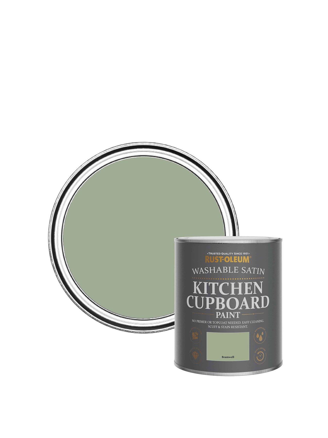 Product photograph of Rust-oleum Washable Satin Finish Kitchen Cupboard Paint In Bramwell from very.co.uk