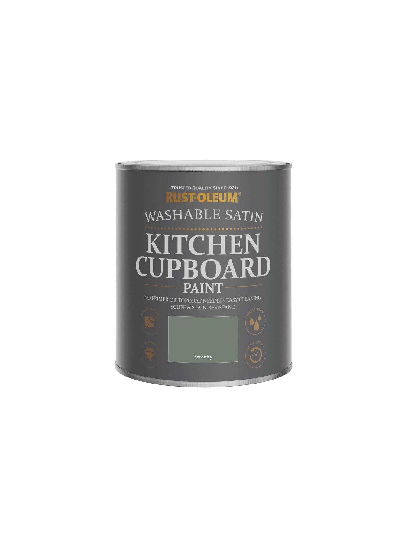 Image 5 of 5 of Rust-Oleum Satin Finish Kitchen Cupboard Paint - Serenity