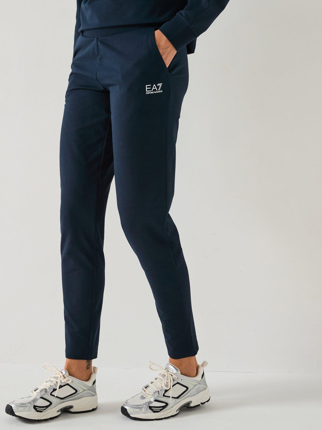 undefined Train Maxi Logo Sweat Top and Legging Set - Navy