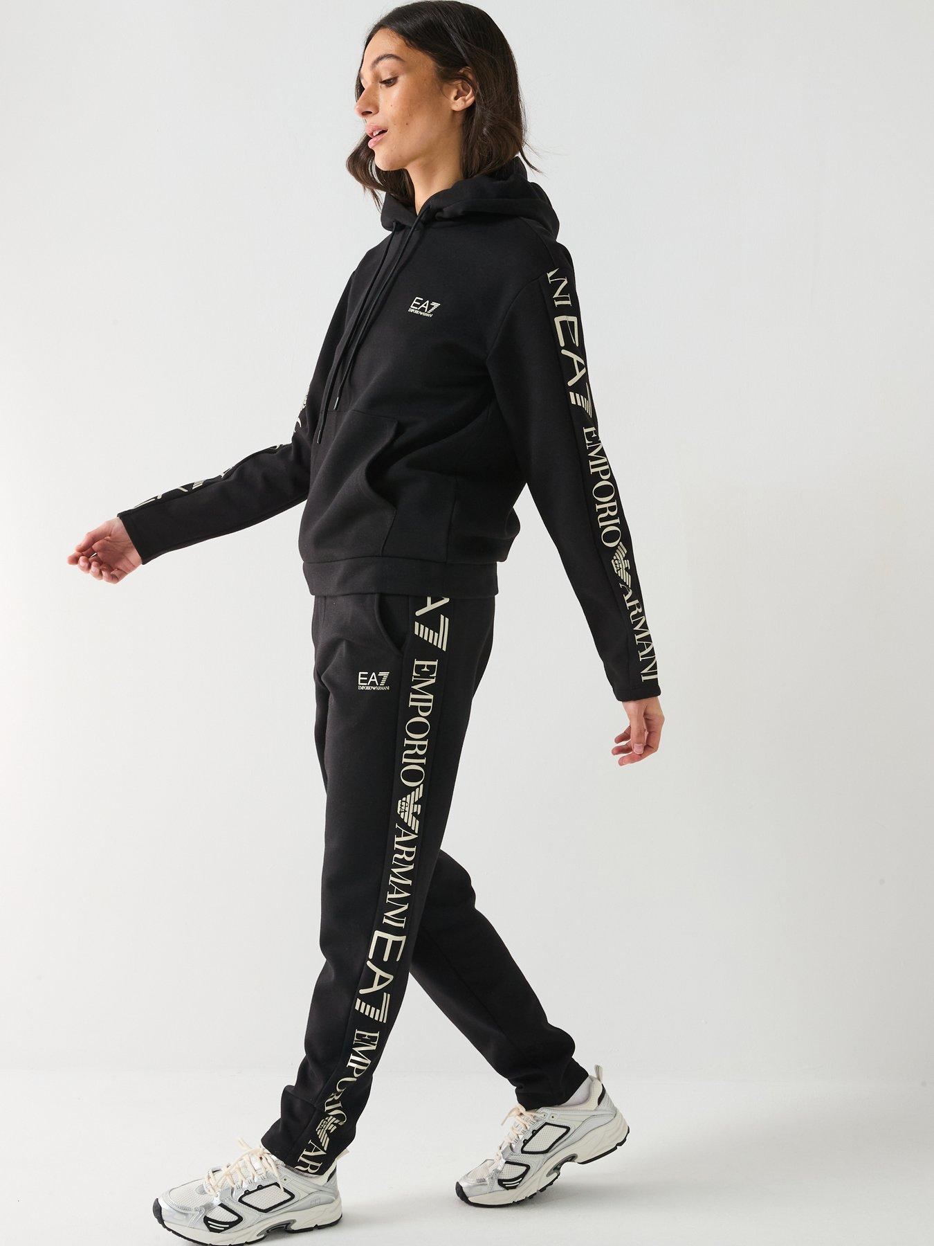 EA7 Emporio Armani Train Extended Logo Overhead Hoody and Jogger - Main Image
