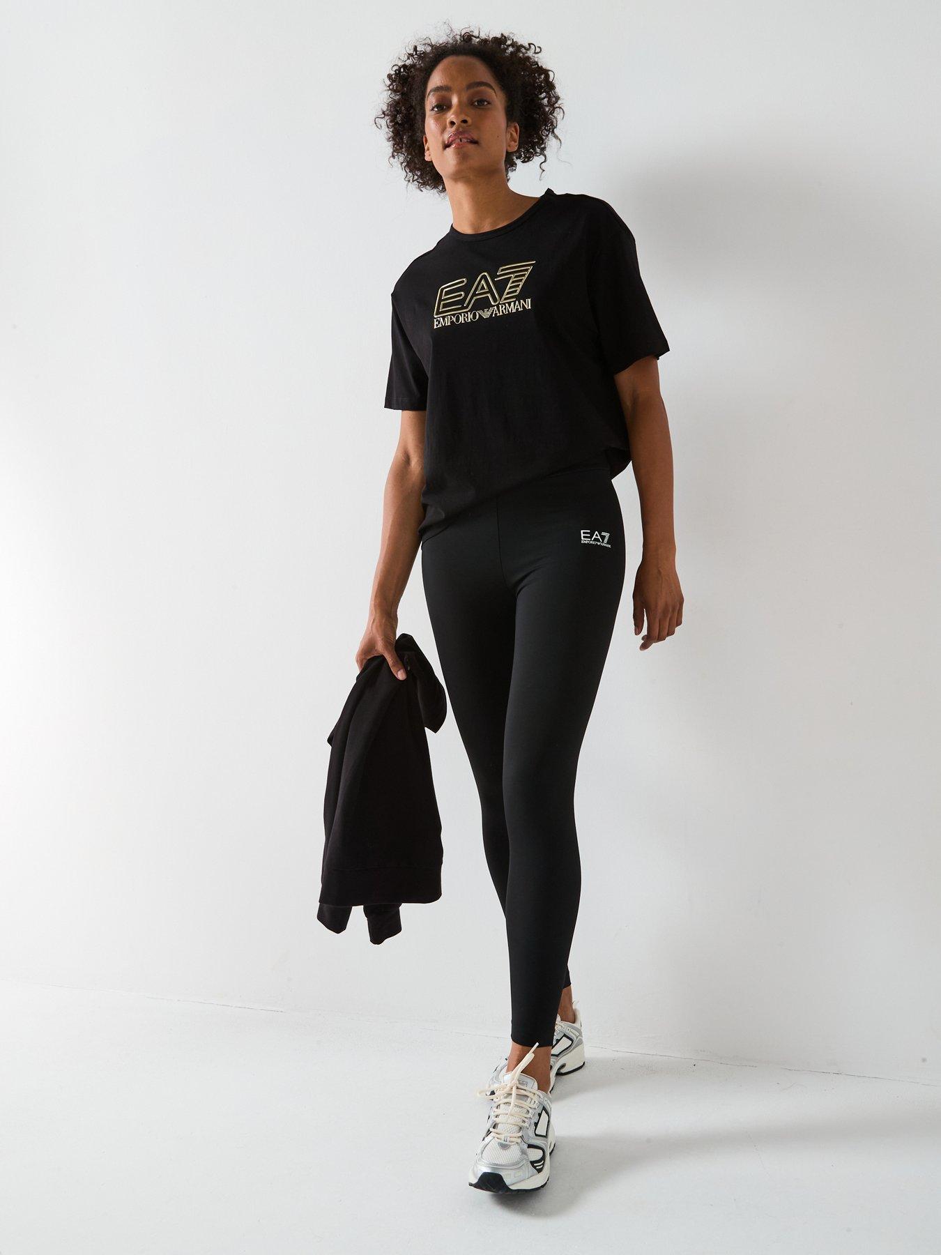 Image 3 of 5 of EA7 Emporio Armani Vigor7 Logo Legging - Black