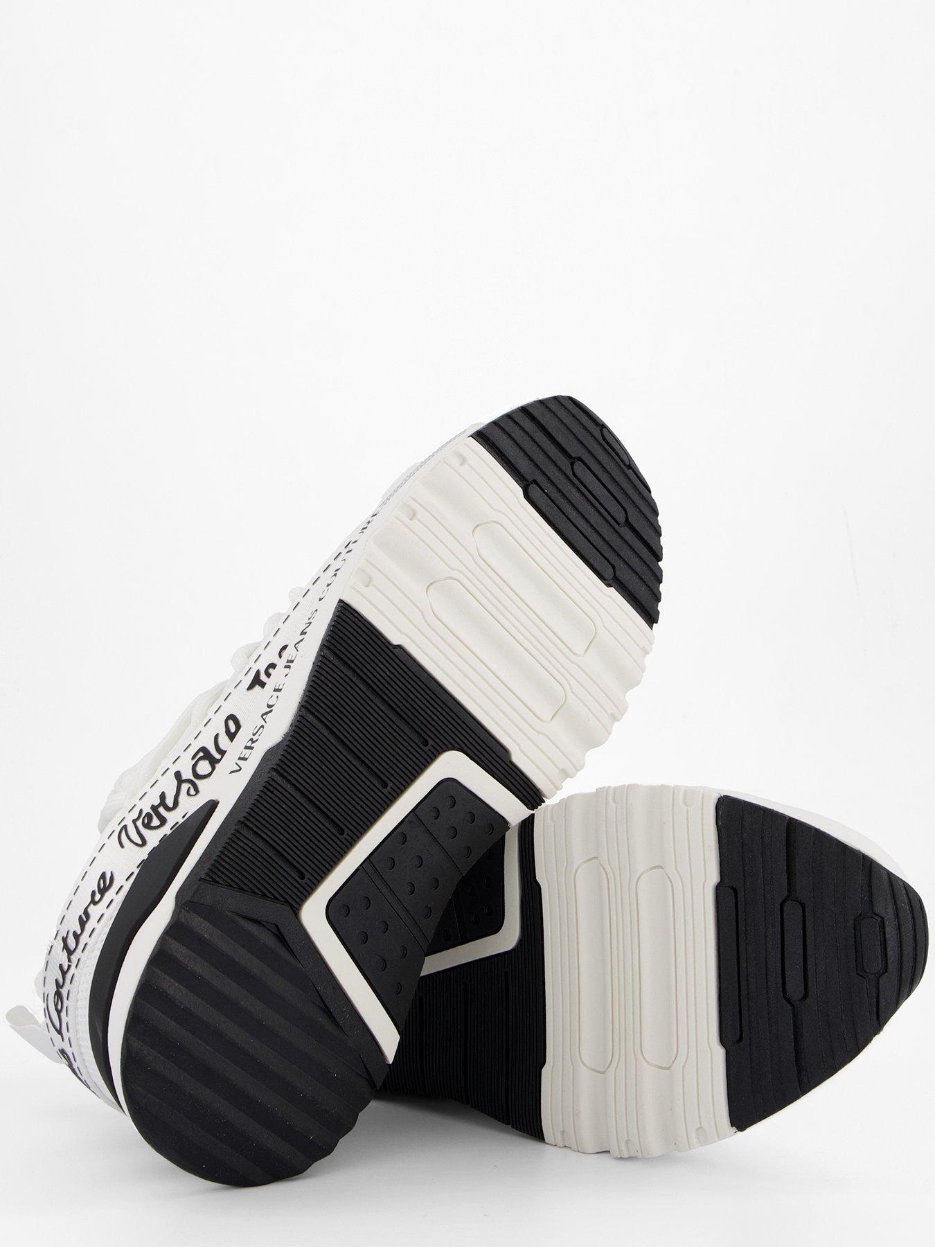 Versace Jeans Couture Knitted Trainers White Very