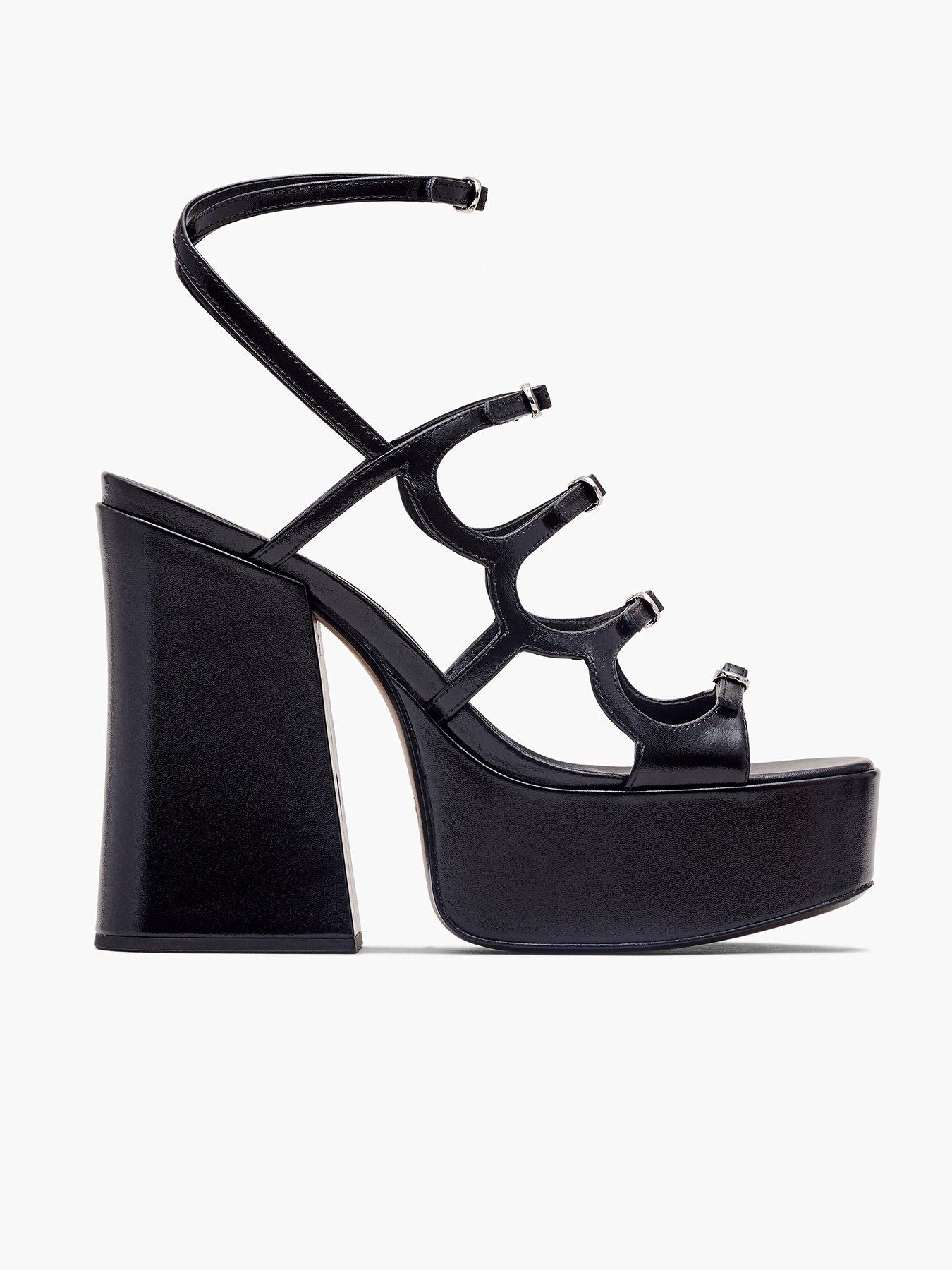 undefined The Kiki Platform Sandals - Black