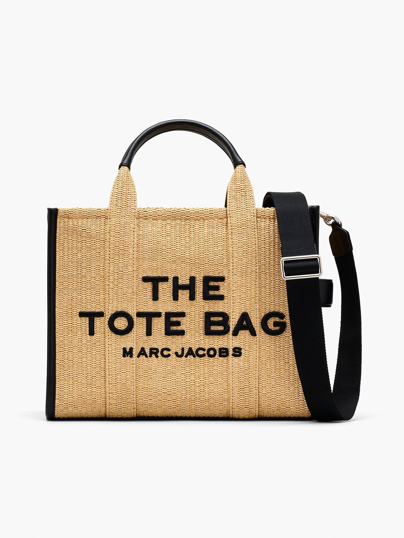 MARC JACOBS The Medium Tote Straw - Beige
