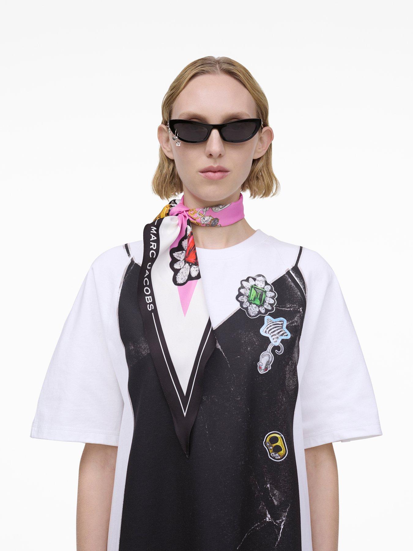 Image 2 of 5 of MARC JACOBS Charms Print Scarf