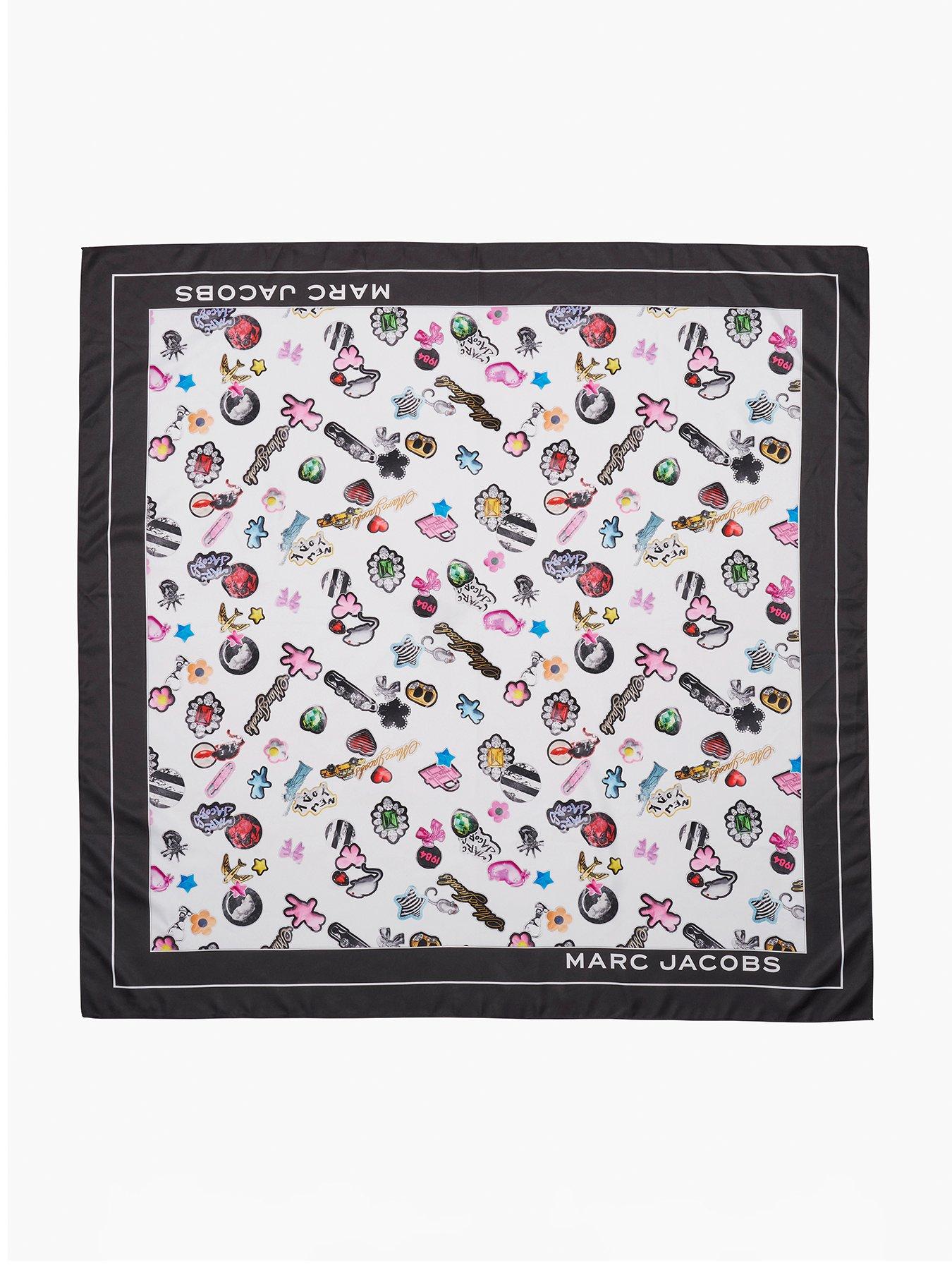 undefined Sticker Print Scarf