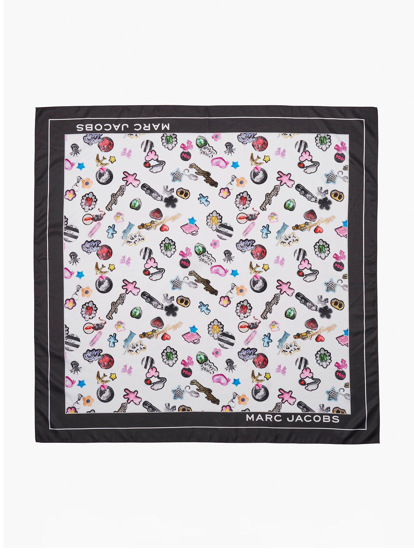 Image 1 of 4 of MARC JACOBS Sticker Print Scarf