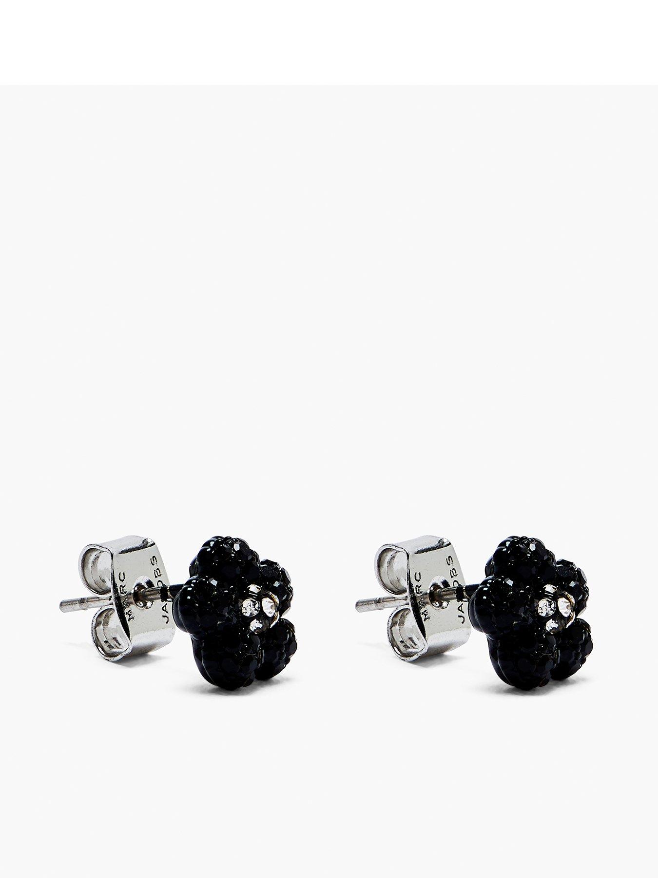 Product photograph of Marc Jacobs Daisy Enamel Micro Earrings from very.co.uk