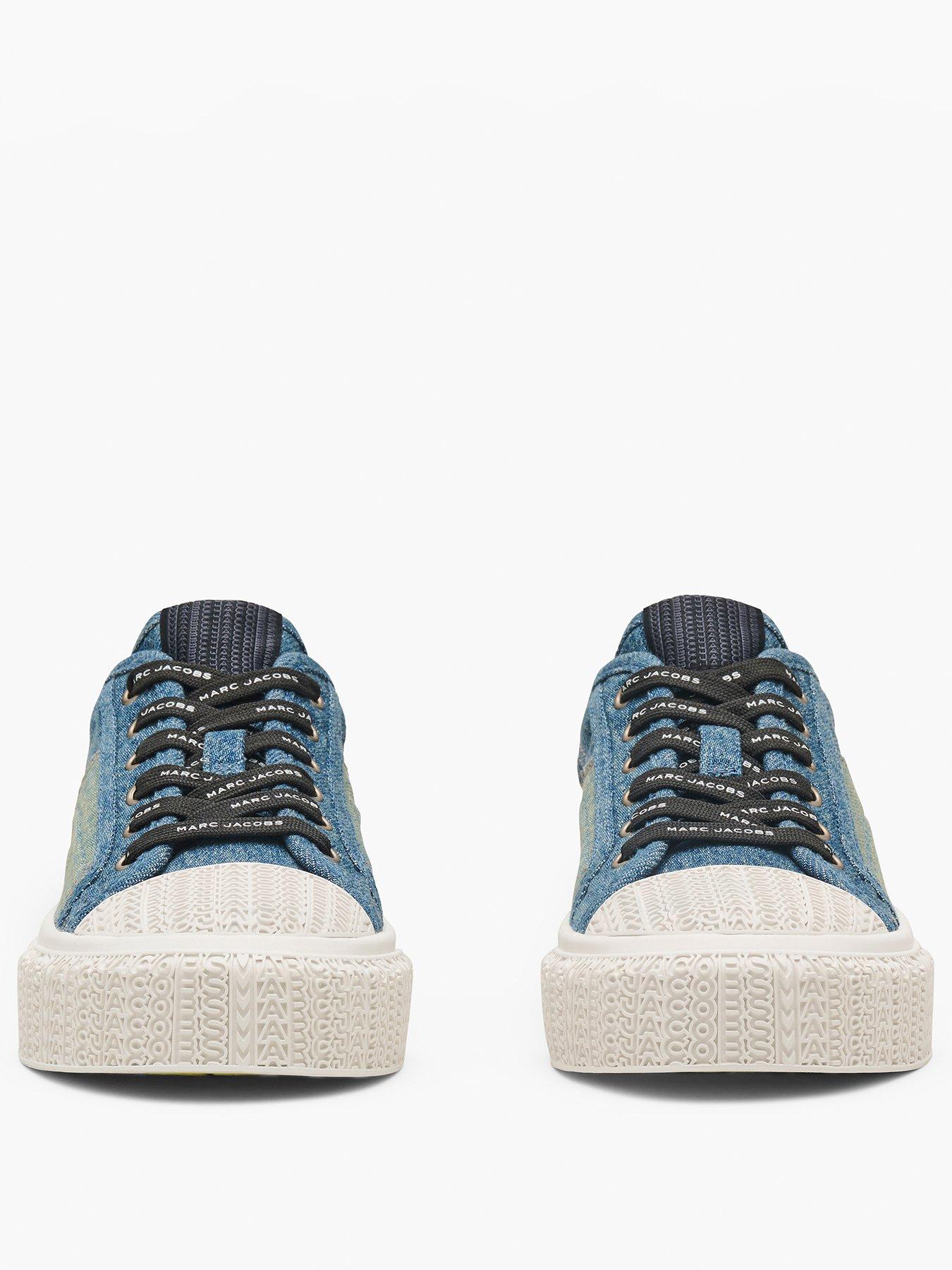 Image 2 of 5 of MARC JACOBS The Denim Sneakers - Blue