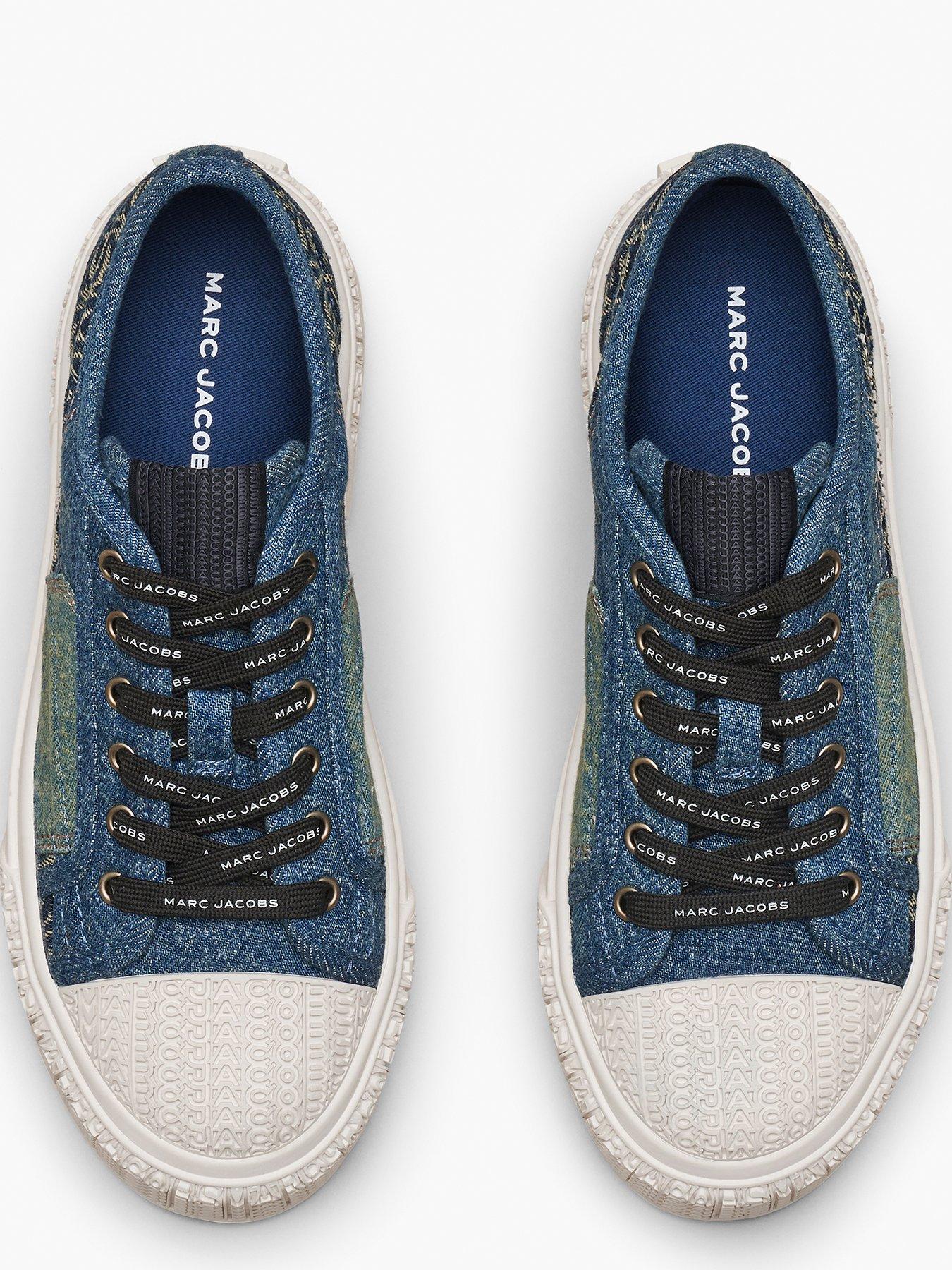 Image 4 of 5 of MARC JACOBS The Denim Sneakers - Blue