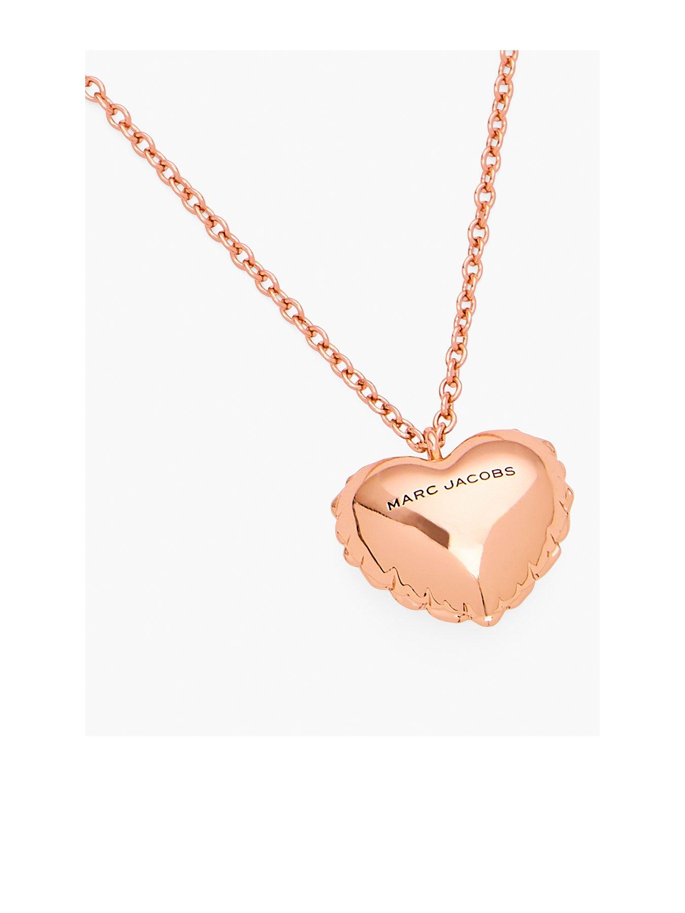 MARC JACOBS Balloon Heart Necklace - Gold