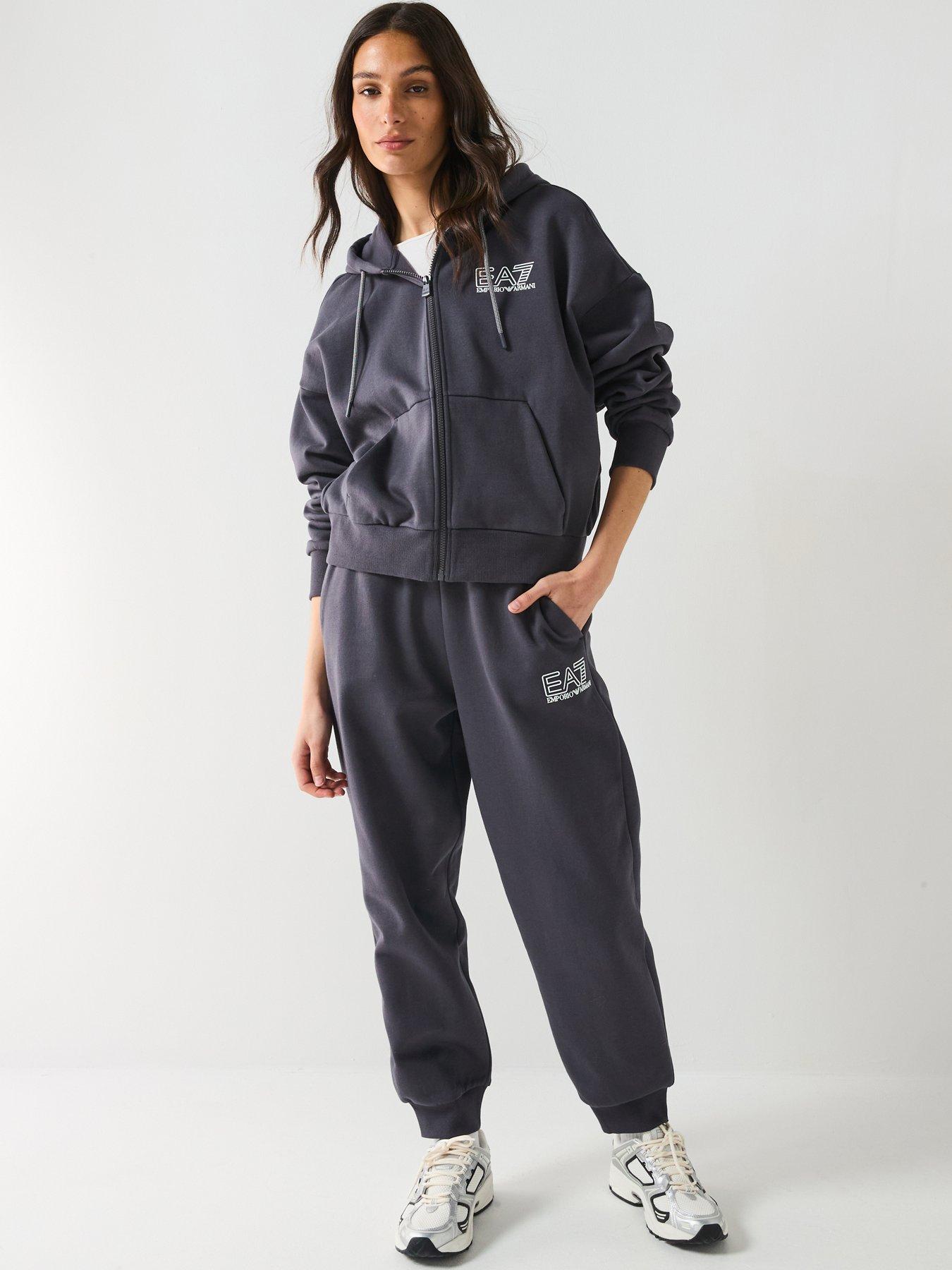 undefined Train Visibility Zip Through Hoody  &  Jogger Tracksuit - Grey