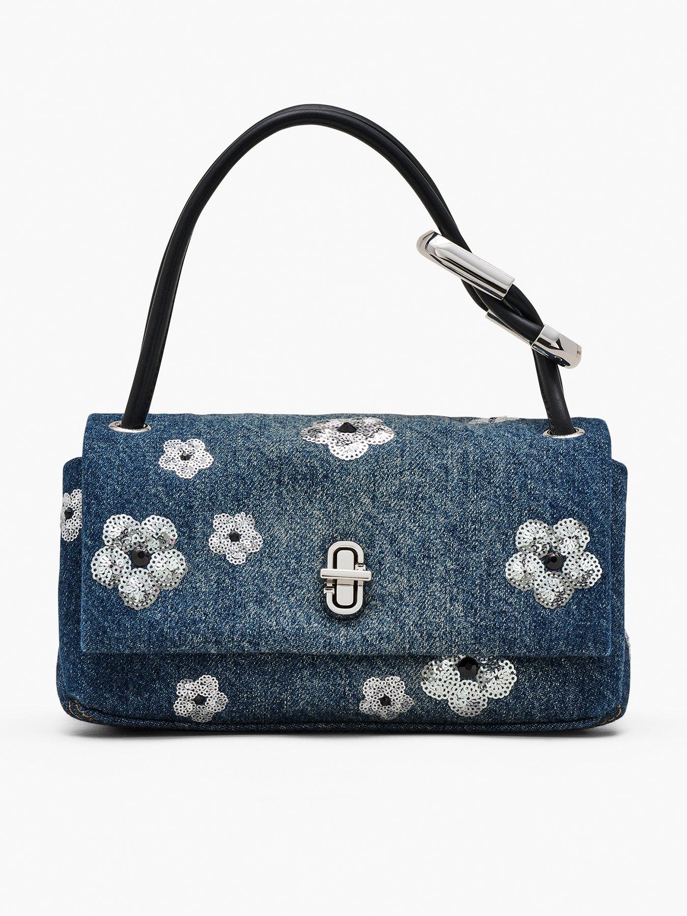 Image 1 of 5 of MARC JACOBS The Sequin Daisy Mini Dual Bag - Blue