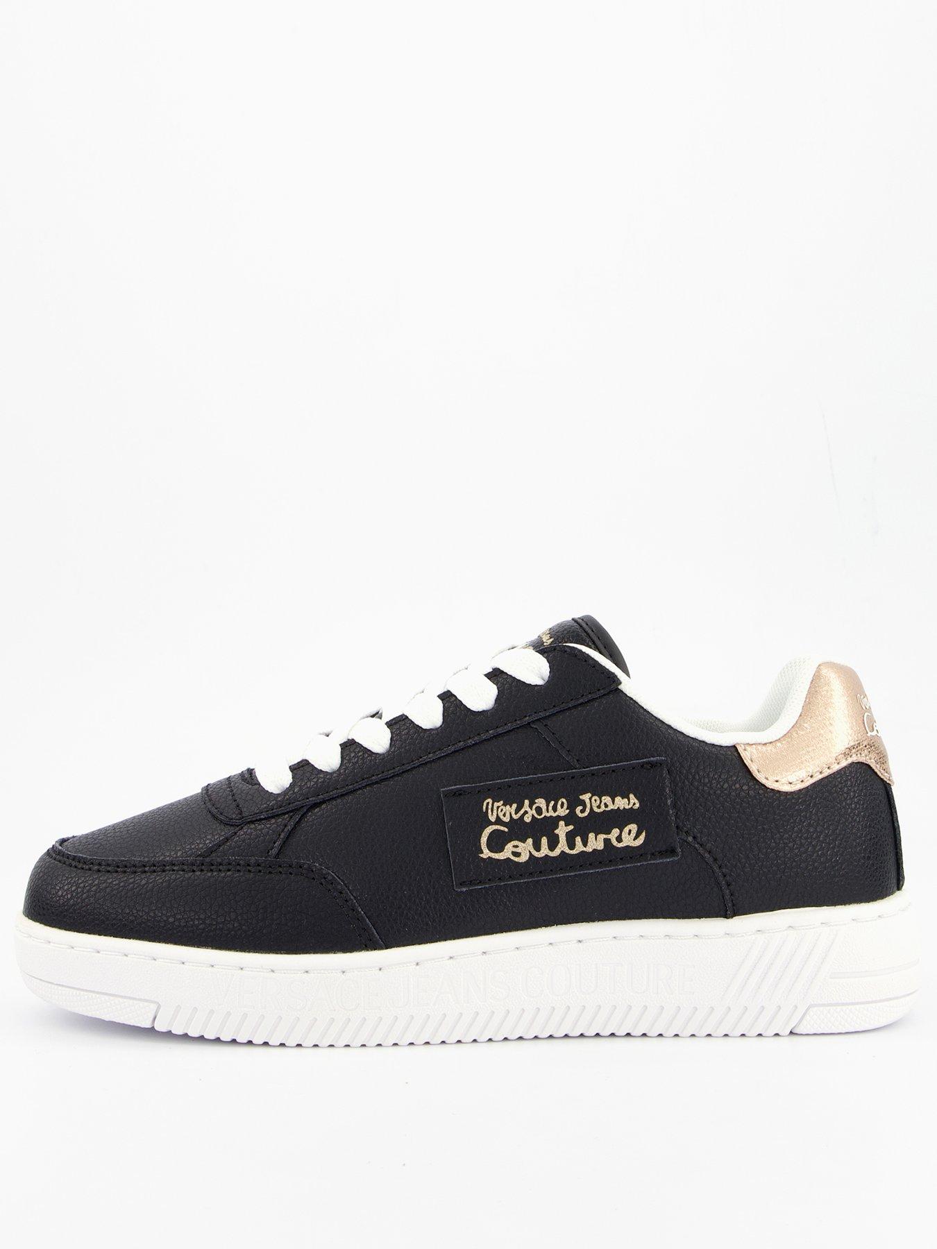 undefined Script Logo Sneakers - Black