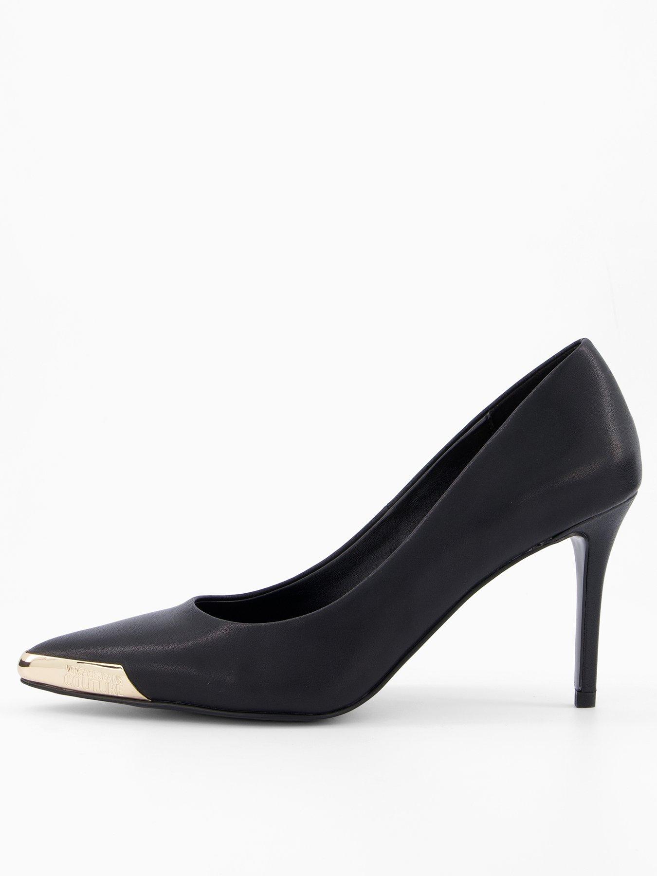 Versace Jeans Couture Scarlett Pointed Toe Pumps - Black