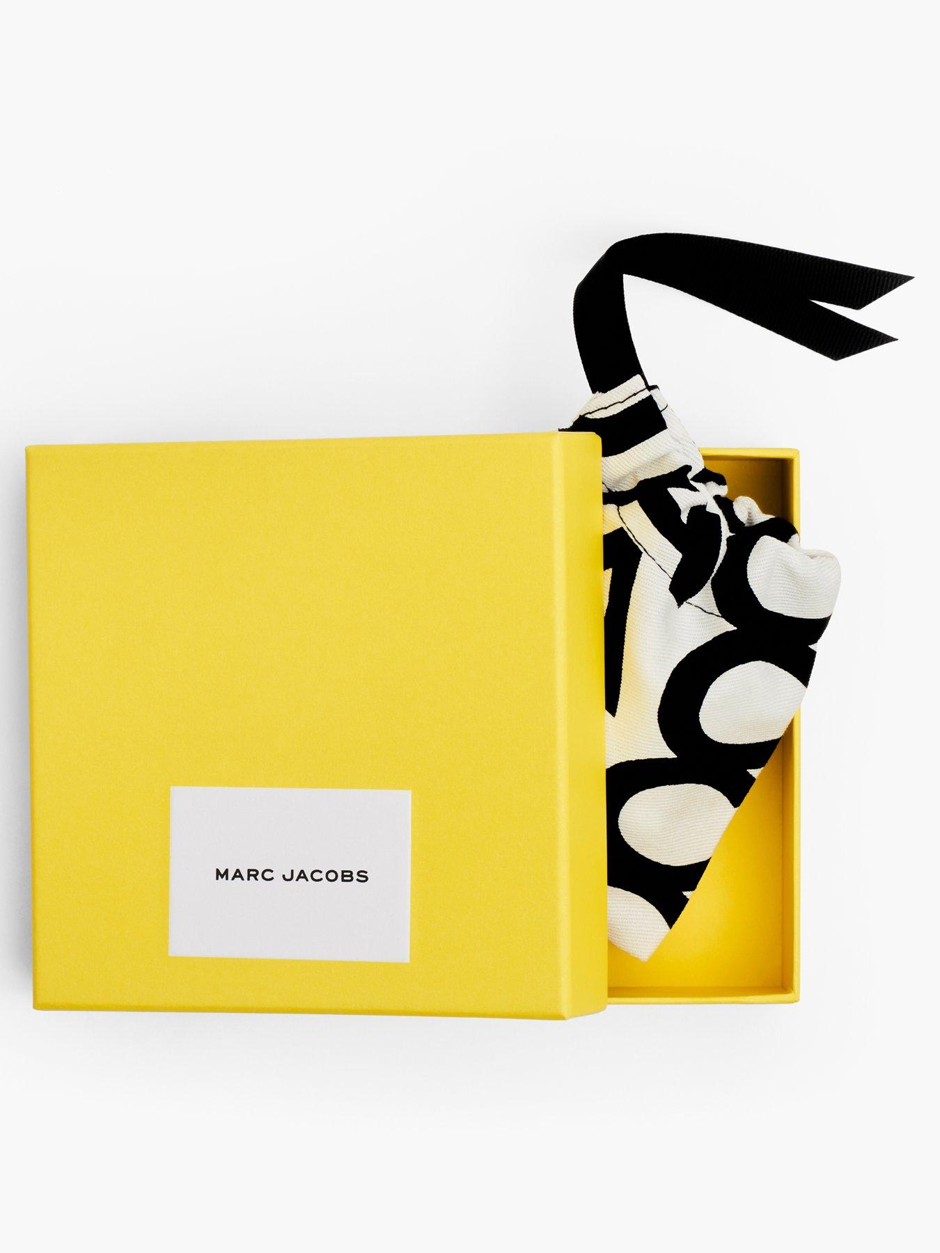 Image 4 of 4 of MARC JACOBS Button Drop Earrings - Gold