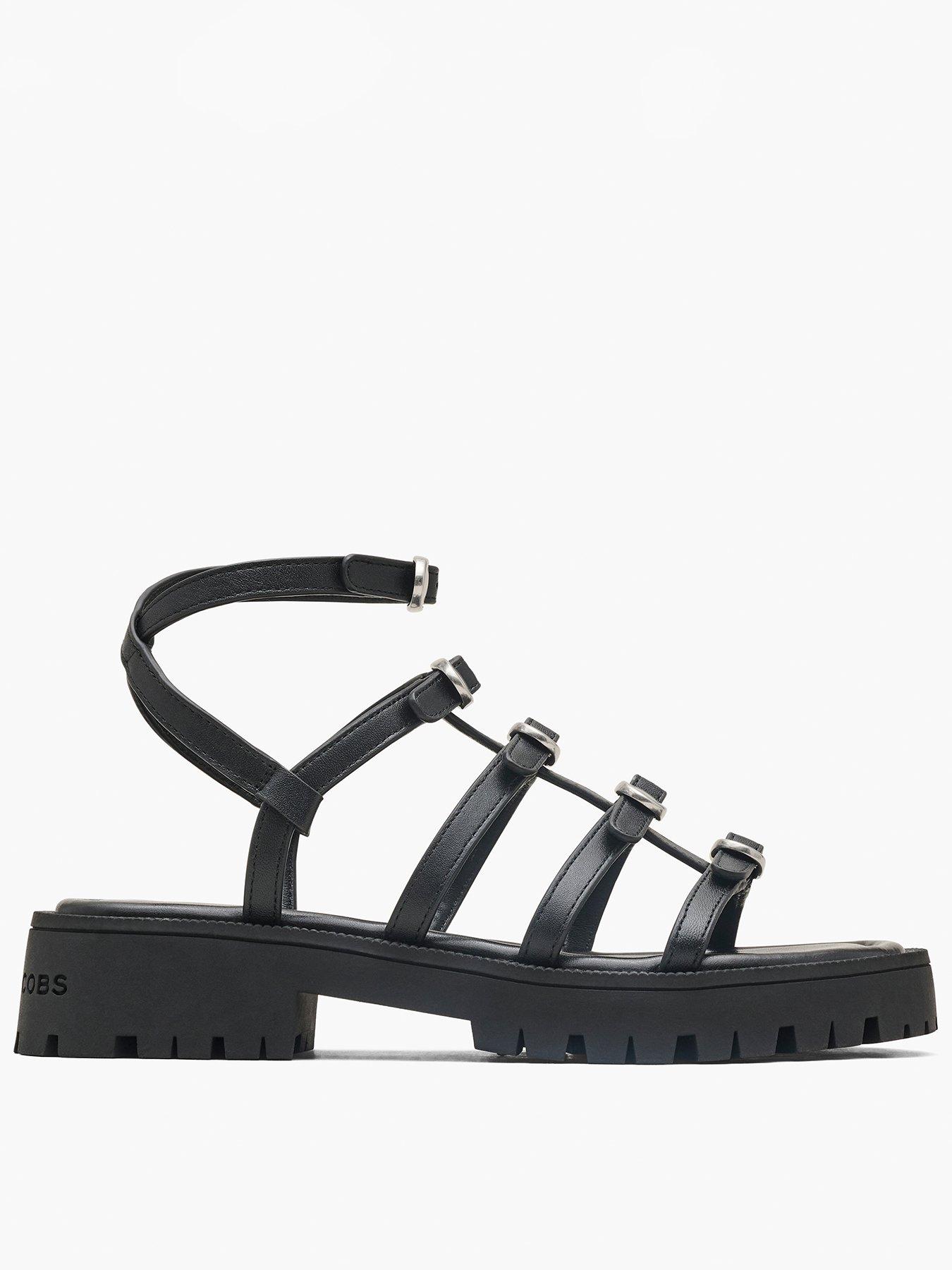 undefined The Kiki Gladiator Sandals - Black