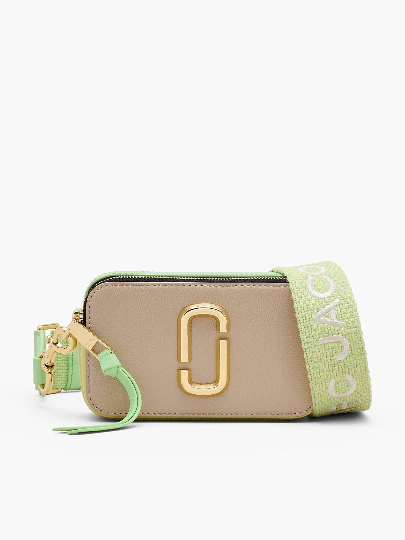 Image 1 of 5 of MARC JACOBS The Snapshot Cross-Body Bag - Light Green