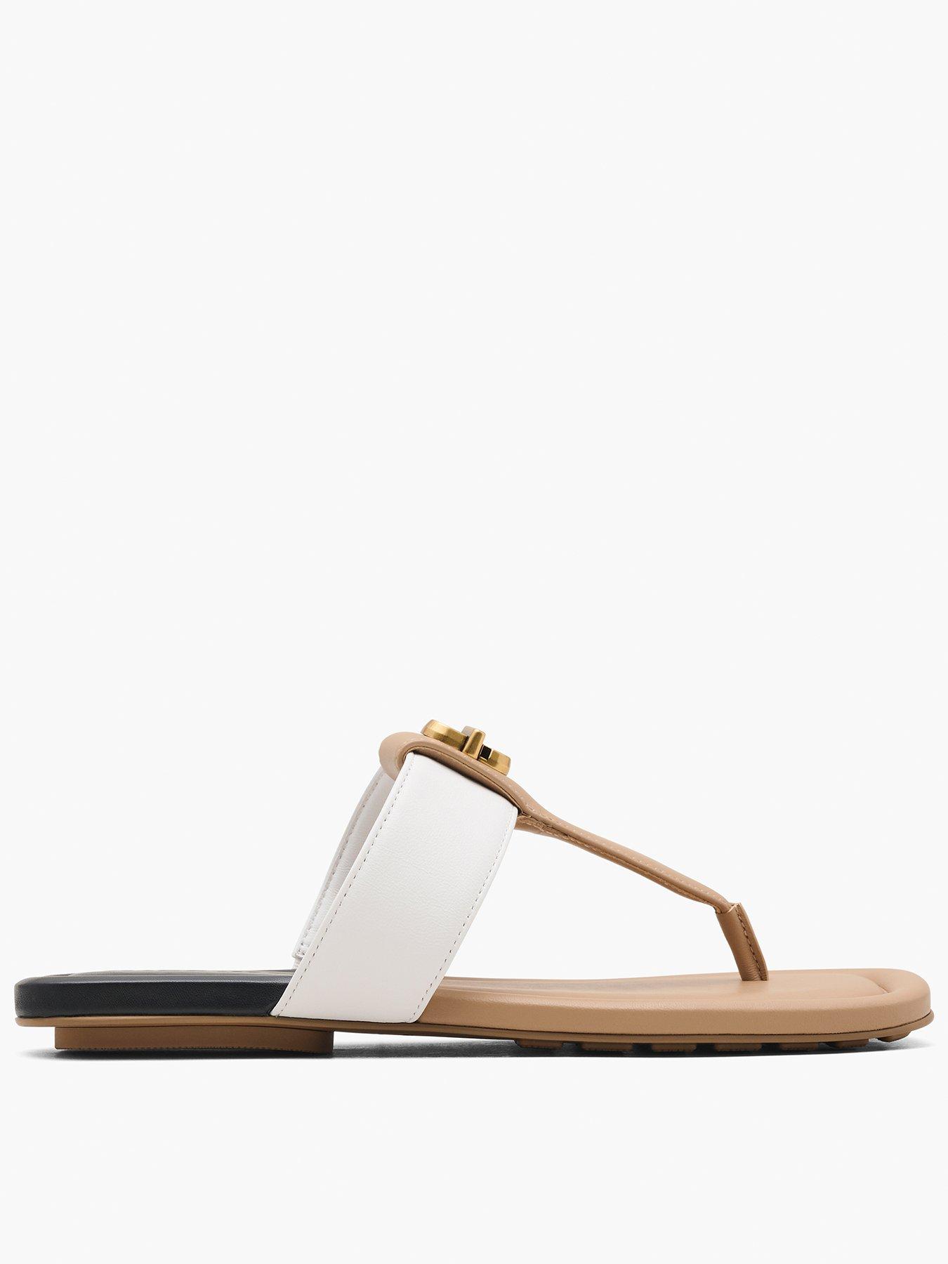 MARC JACOBS The Dual T Sandals - Brown | Very