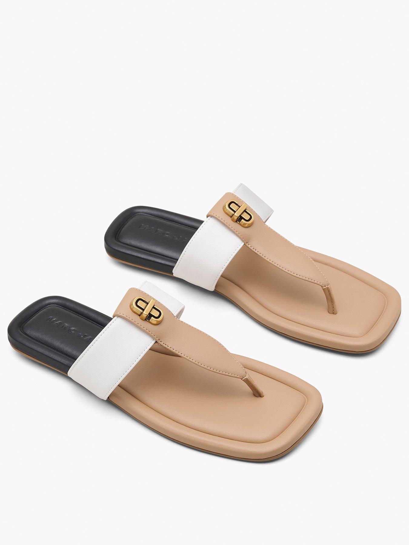 MARC JACOBS The Dual T Sandals - Brown | Very