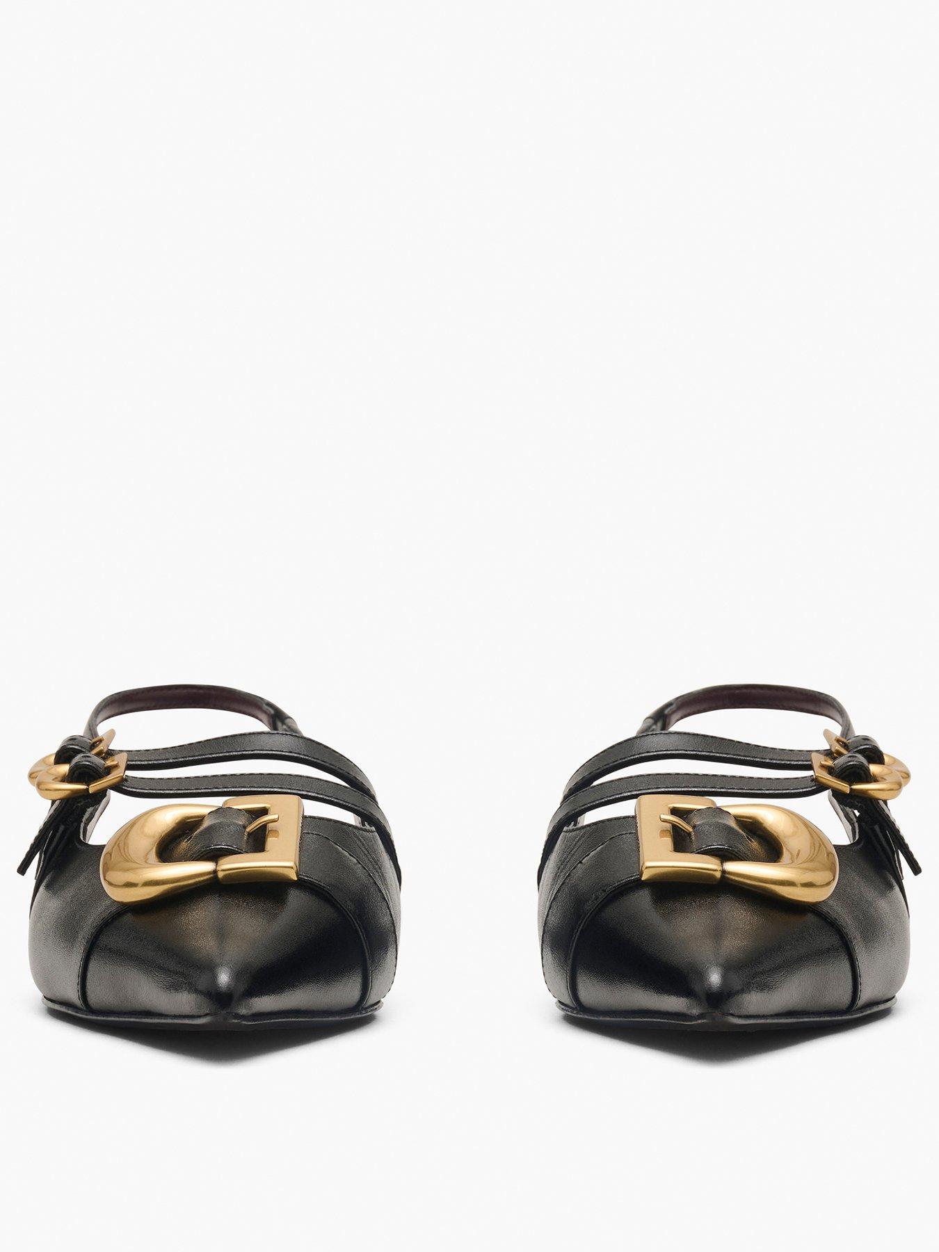 Image 2 of 5 of MARC JACOBS The Doll Shoe Slingbacks - Black