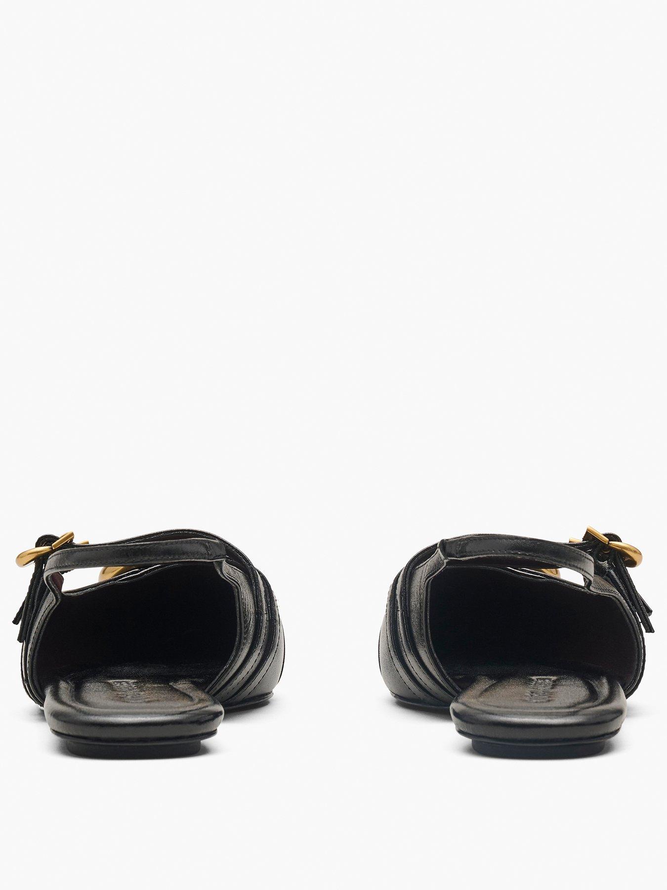 Image 3 of 5 of MARC JACOBS The Doll Shoe Slingbacks - Black