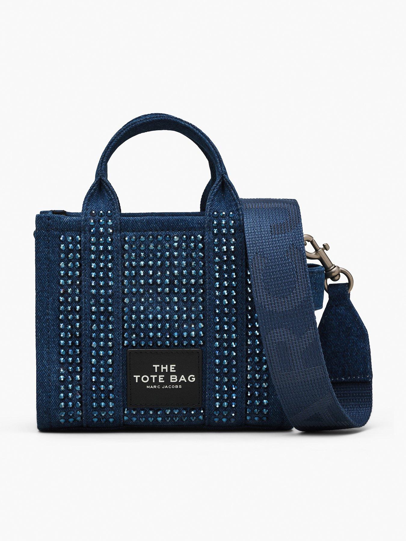 undefined The Crystal Crossbody Tote Bag - Dark Blue