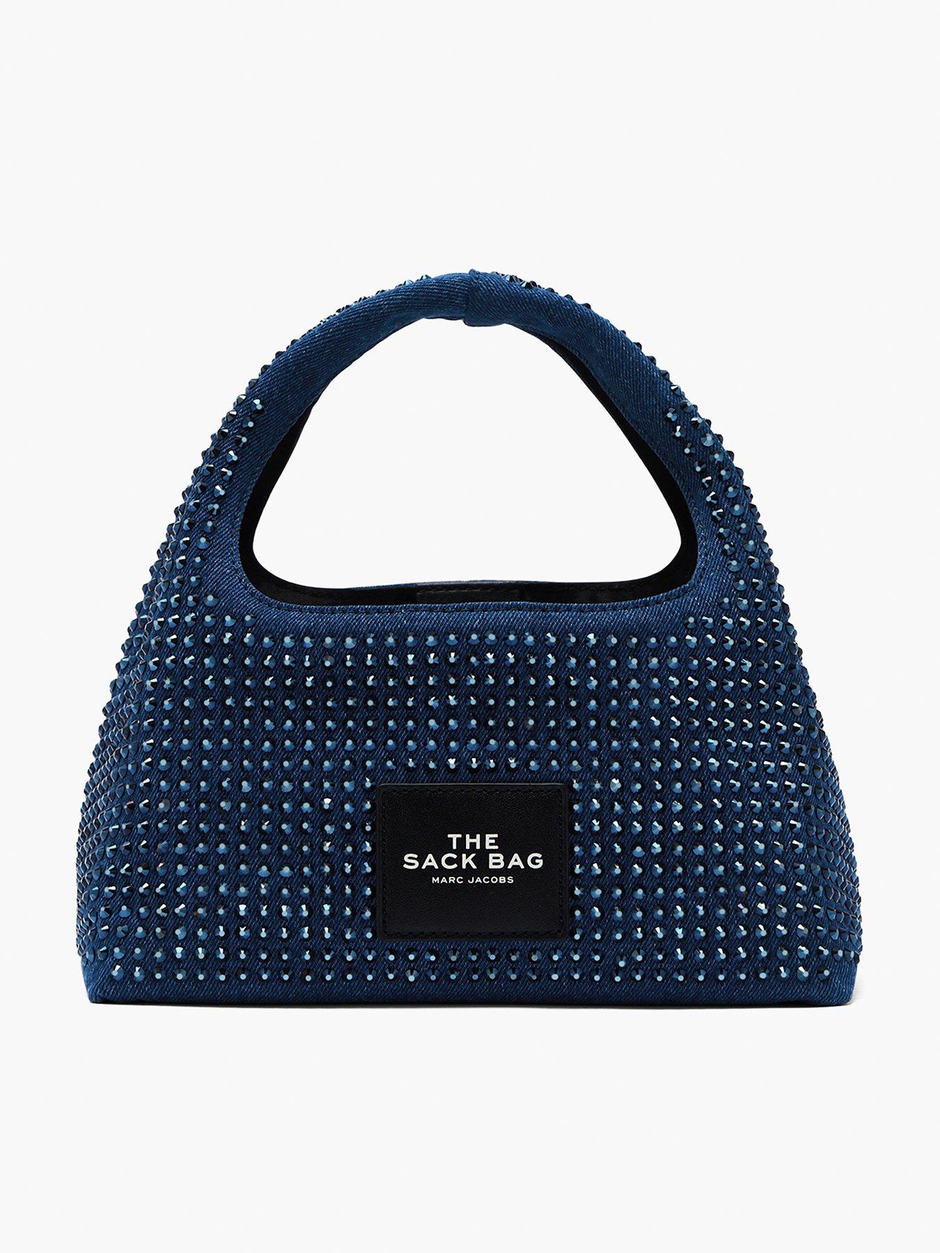 undefined The Crystal Mini Sack Bag - Dark Blue