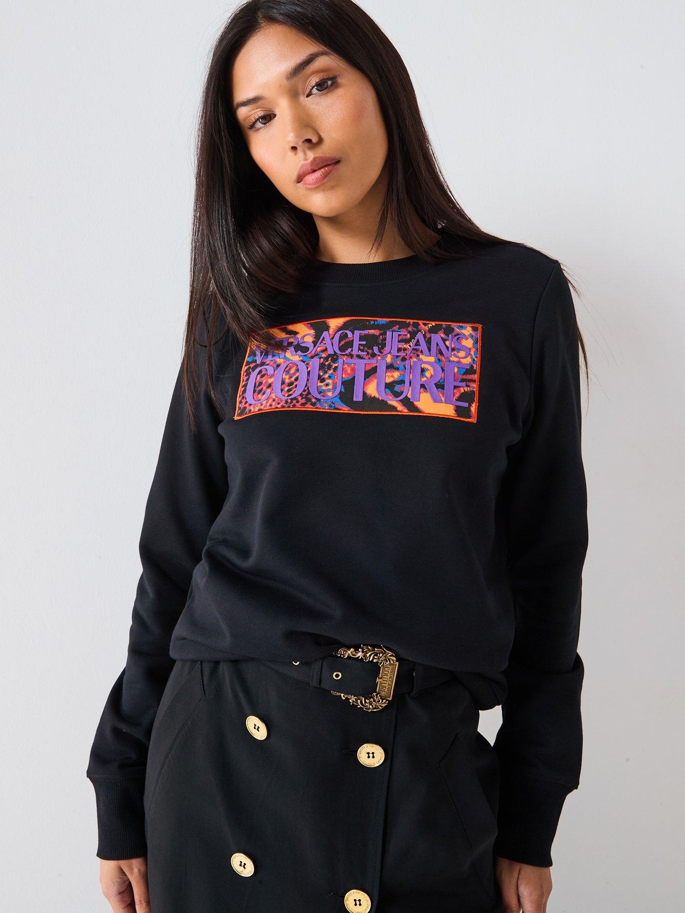 Image 6 of 6 of Versace Jeans Couture Crew Neck Sweatshirt - Black