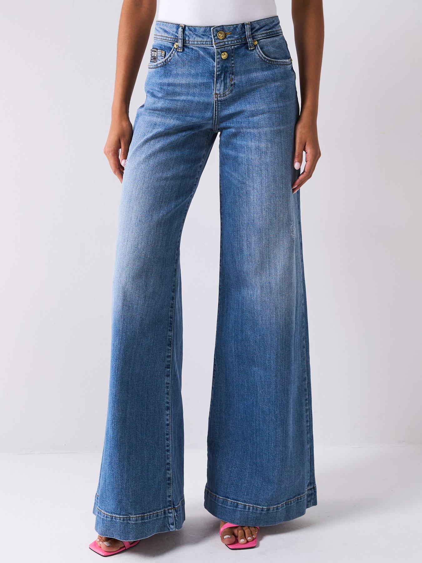 undefined Versace Slim Wide Leg Jeans