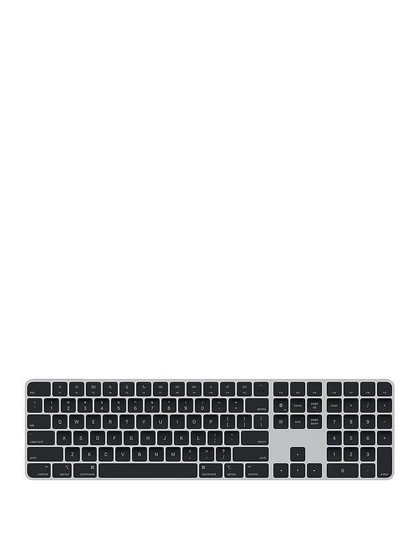 Apple Magic Keyboard with Touch ID and Numeric Keypad for Mac models with Apple silicon - British English - Black Keys | Very Apple Magic Keyboard with Touch ID and Numeric Keypad for Mac models with Apple silicon - British English - Black Keys | Very