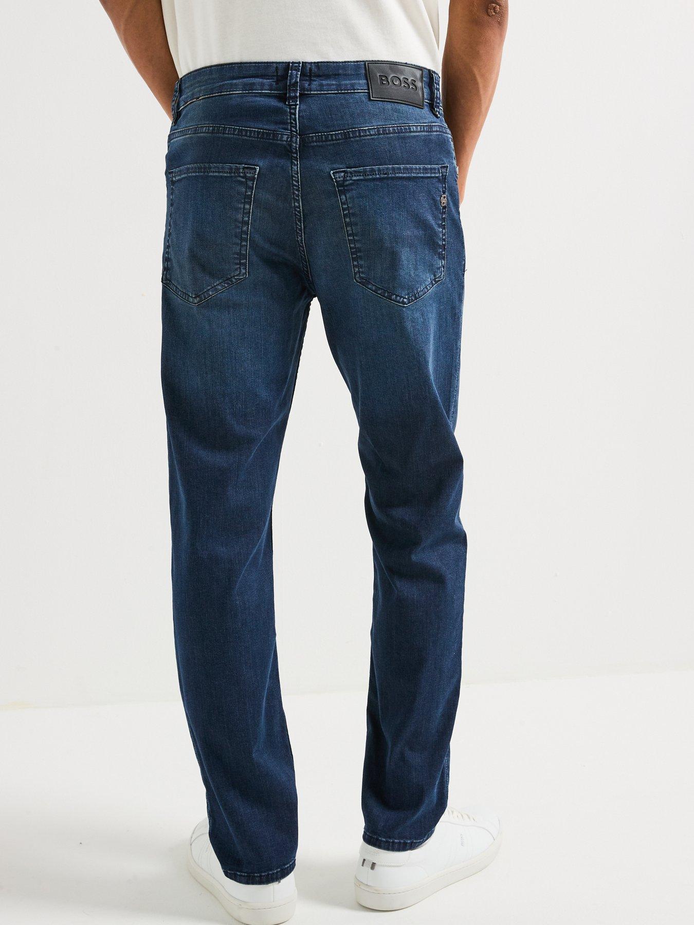 Image 2 of 6 of BOSS P-ReMaine Regular Fit Jeans - Dark Blue