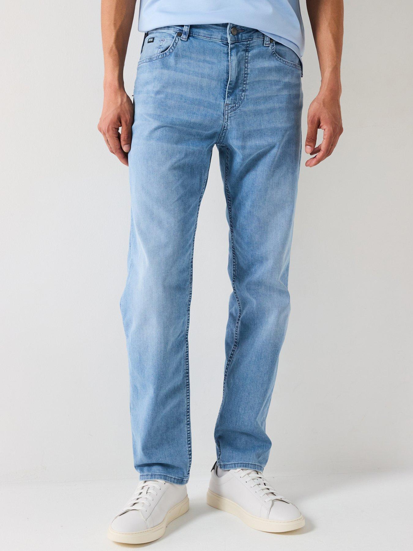 undefined P-ReMaine Performance Tech Travel Regular Fit Jeans - Light Blue