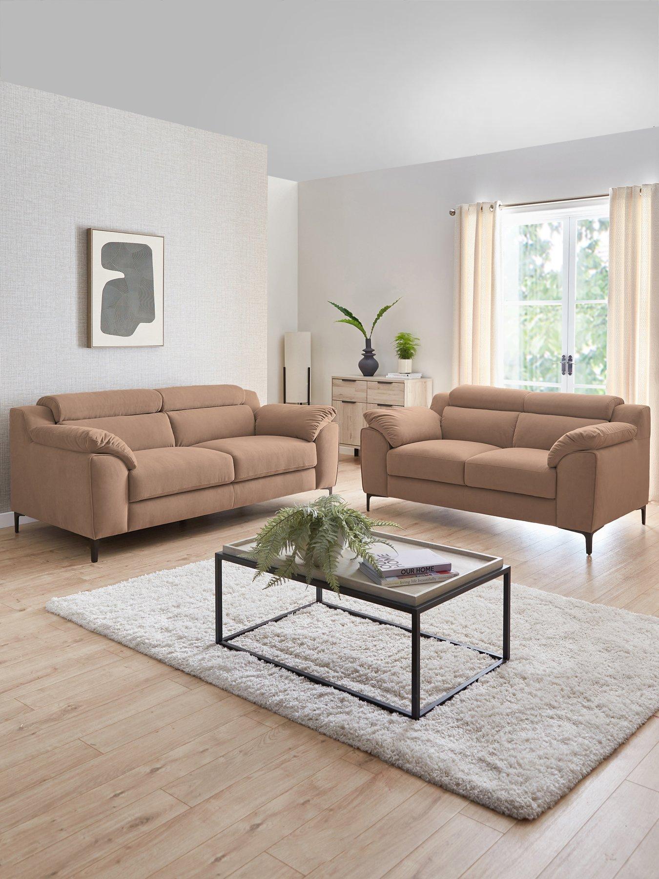 undefined Livorno 3 + 2 Seater Fabric Sofa Set (Buy  &  SAVE!)