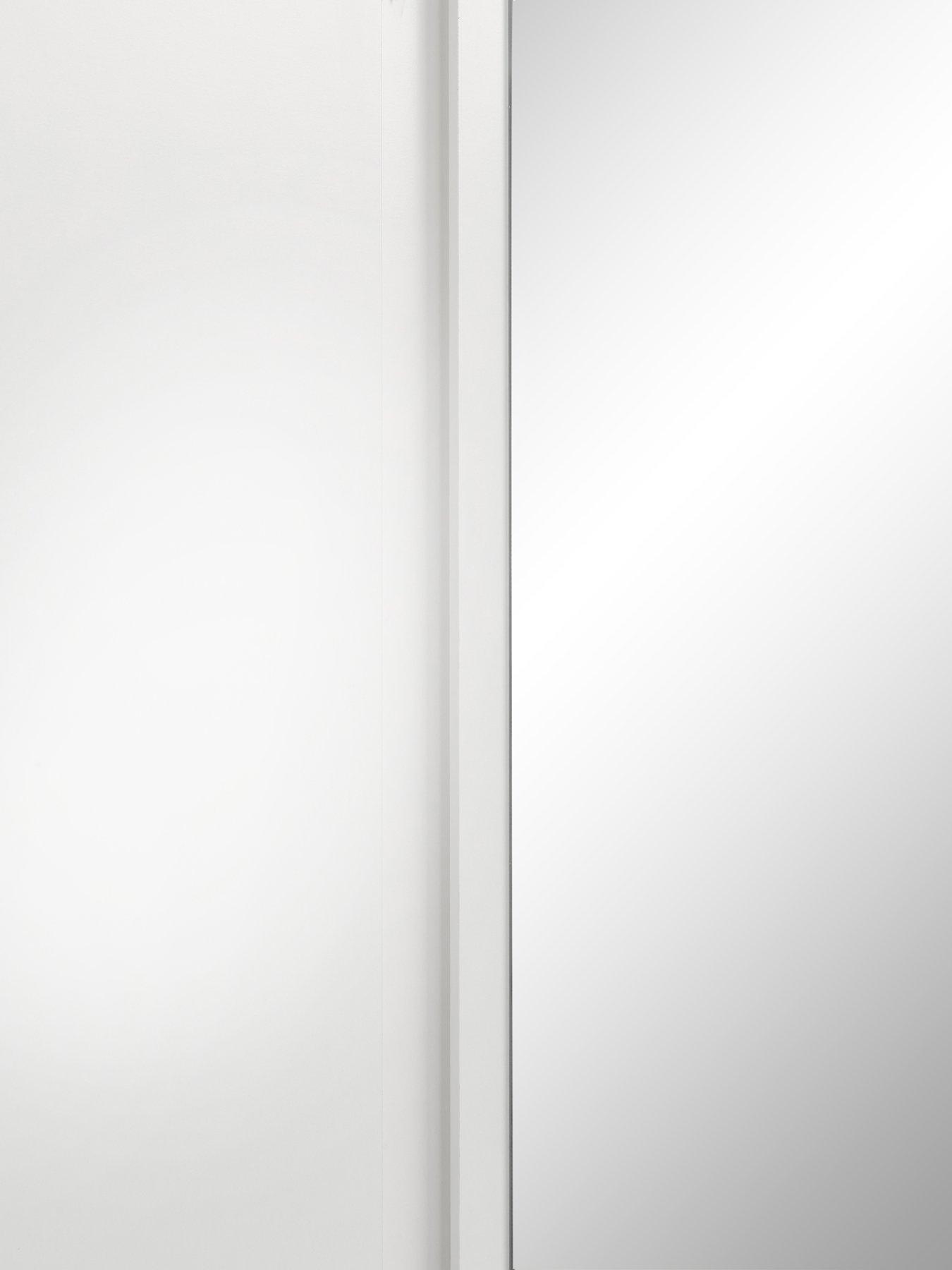 Image 5 of 6 of Very Home Layton&nbsp;3 Piece Gloss&nbsp;Package - 3 Door Mirrored&nbsp;Wardrobe, 5 Drawer Chest and 2 Drawer Bedside Chest - FSC&reg; Certified