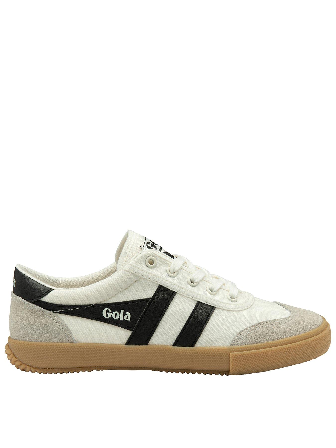undefined Women's Badminton Trainers - Off White/Black