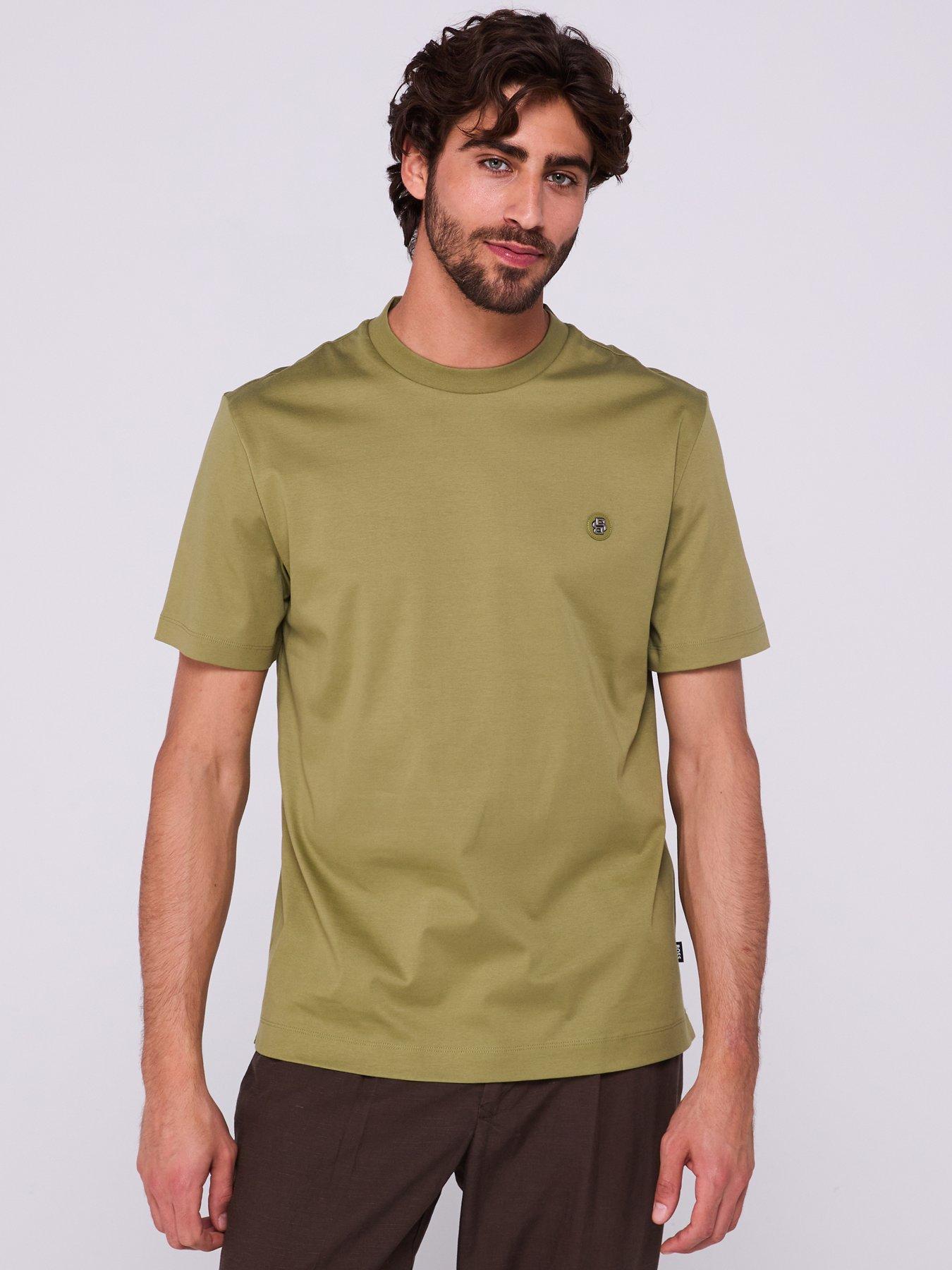 undefined Boss C-taut 01 Regular Fit Nickel Bb Logo T-shirt-green