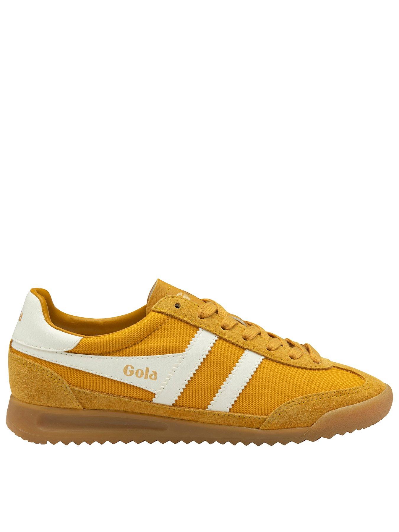 undefined Women's Tornado Trainers - Yellow/White