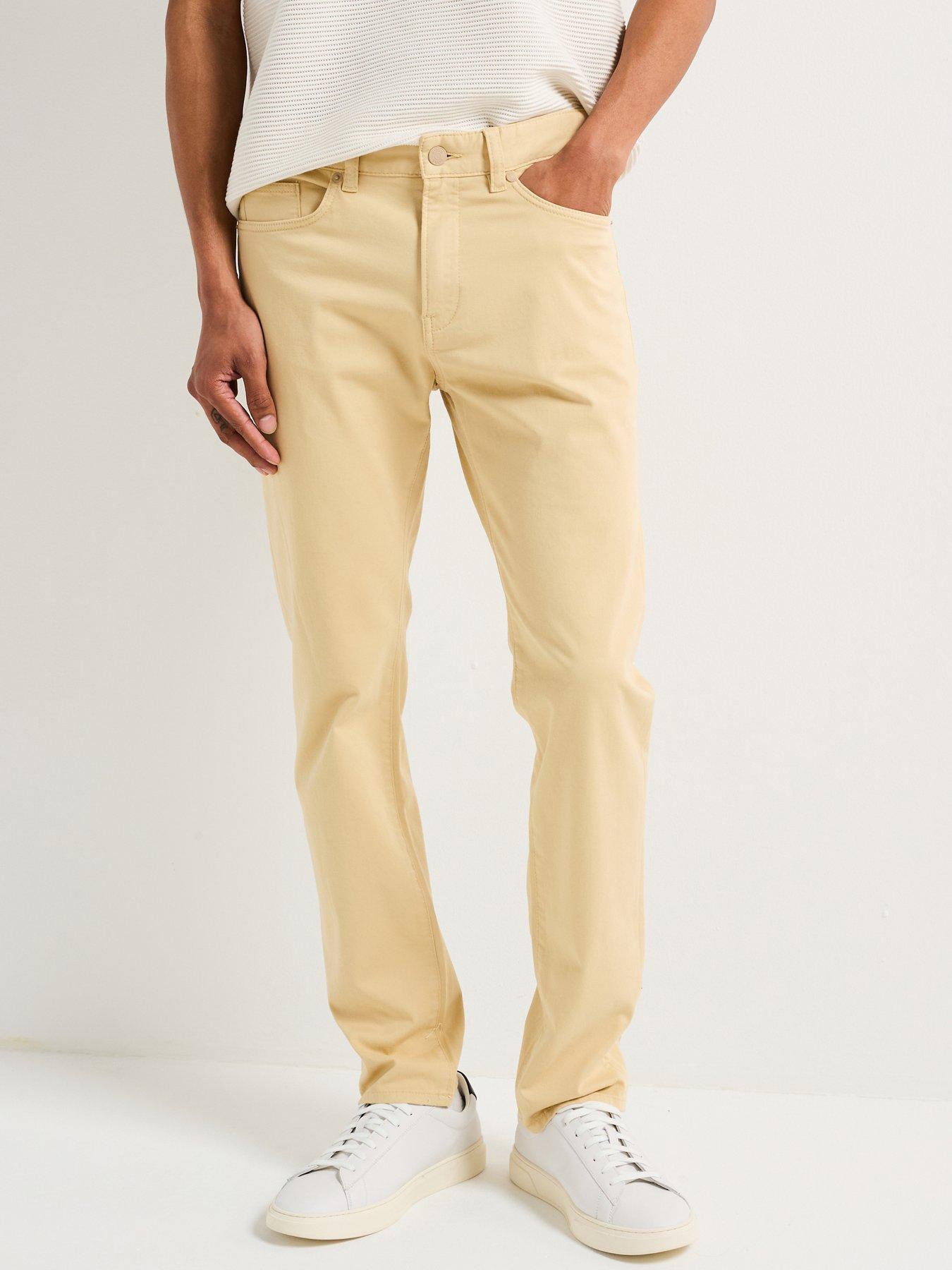 undefined H-Delaware5 Five Pocket Chino Trousers - Light Beige