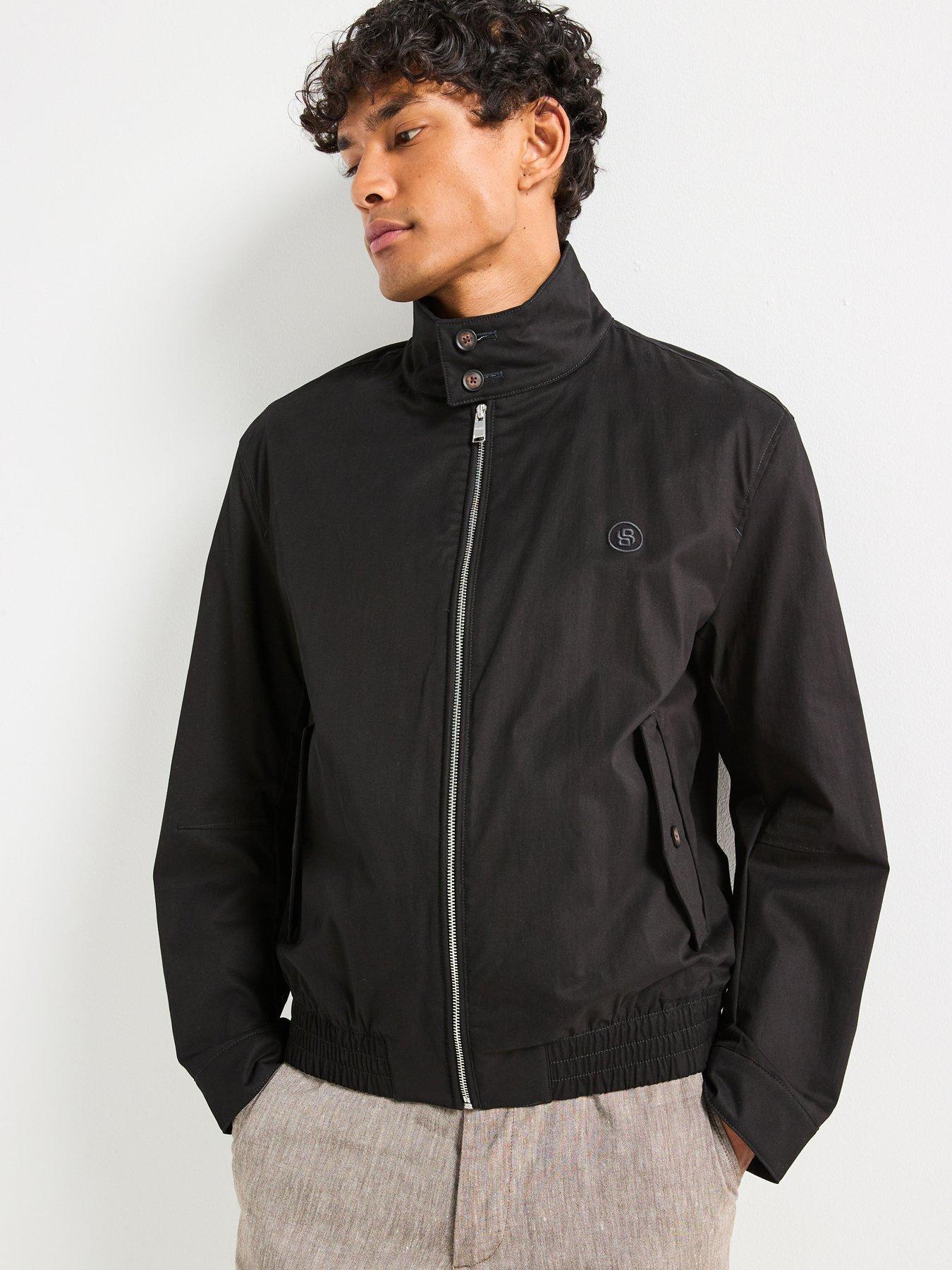 undefined H-Coiner2 Regular Fit Classic Harrington Jacket - Black