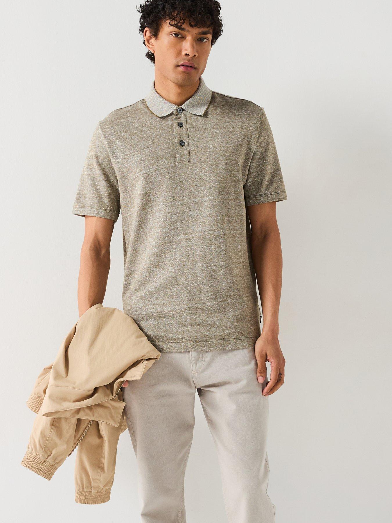 Image 5 of 6 of BOSS H-Press 28 Regular Fit Polo Shirt- Green