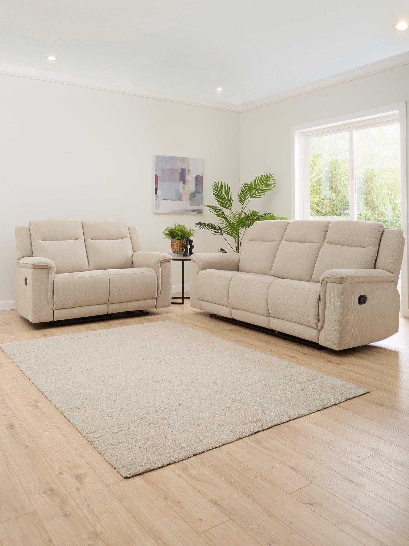 Image 1 of 7 of The Very Collection Miro 3 + 2 Seater Fabric Sofas