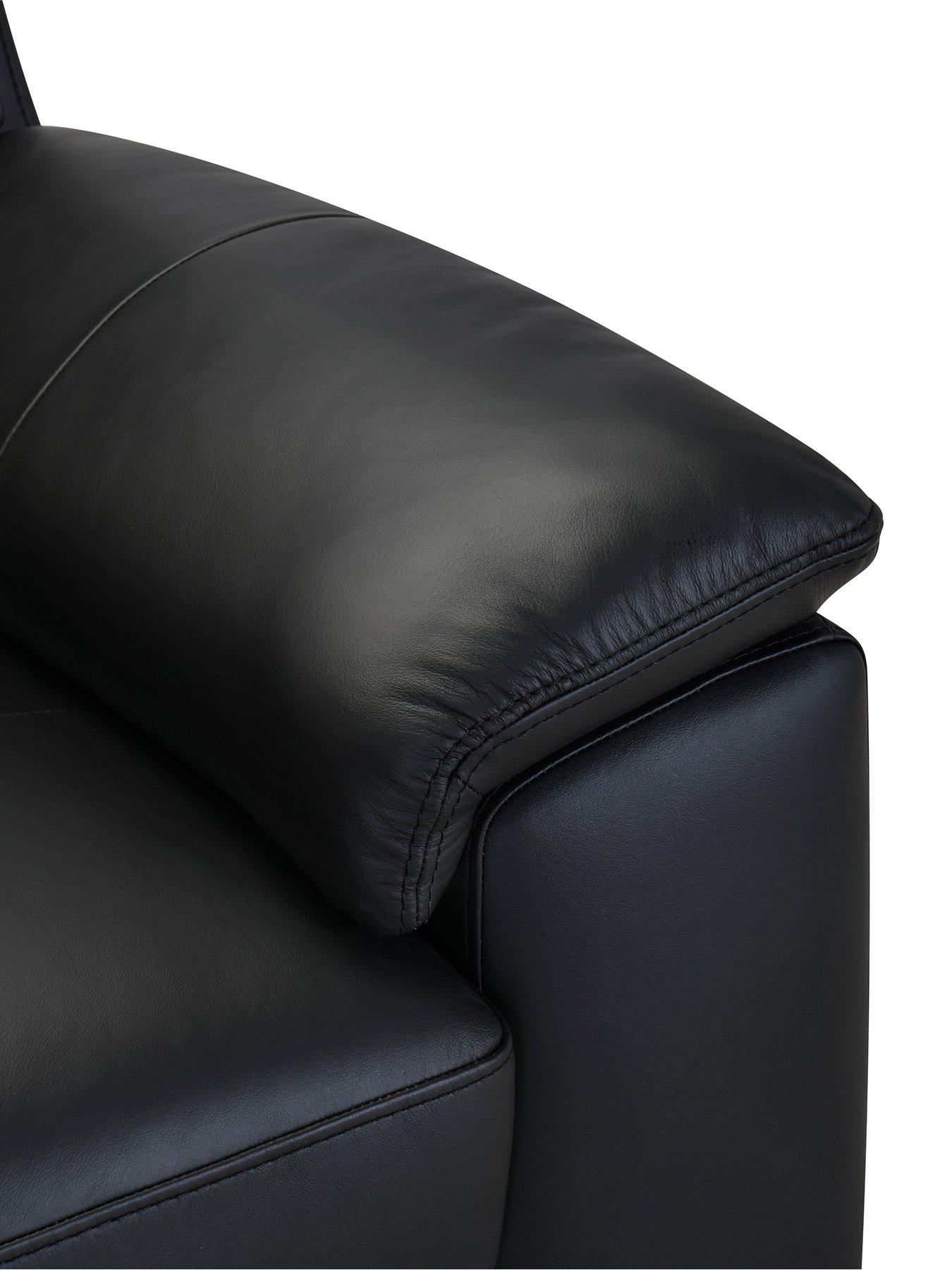 Image 5 of 7 of The Very Collection Lesta 3 + 2 Seater Leather Sofa Set (Buy &amp; SAVE!)