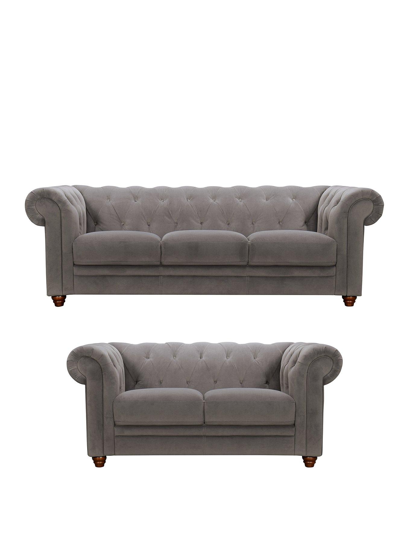 Product photograph of Very Home Cheltenham 3 2 Seater Fabric Sofas from very.co.uk