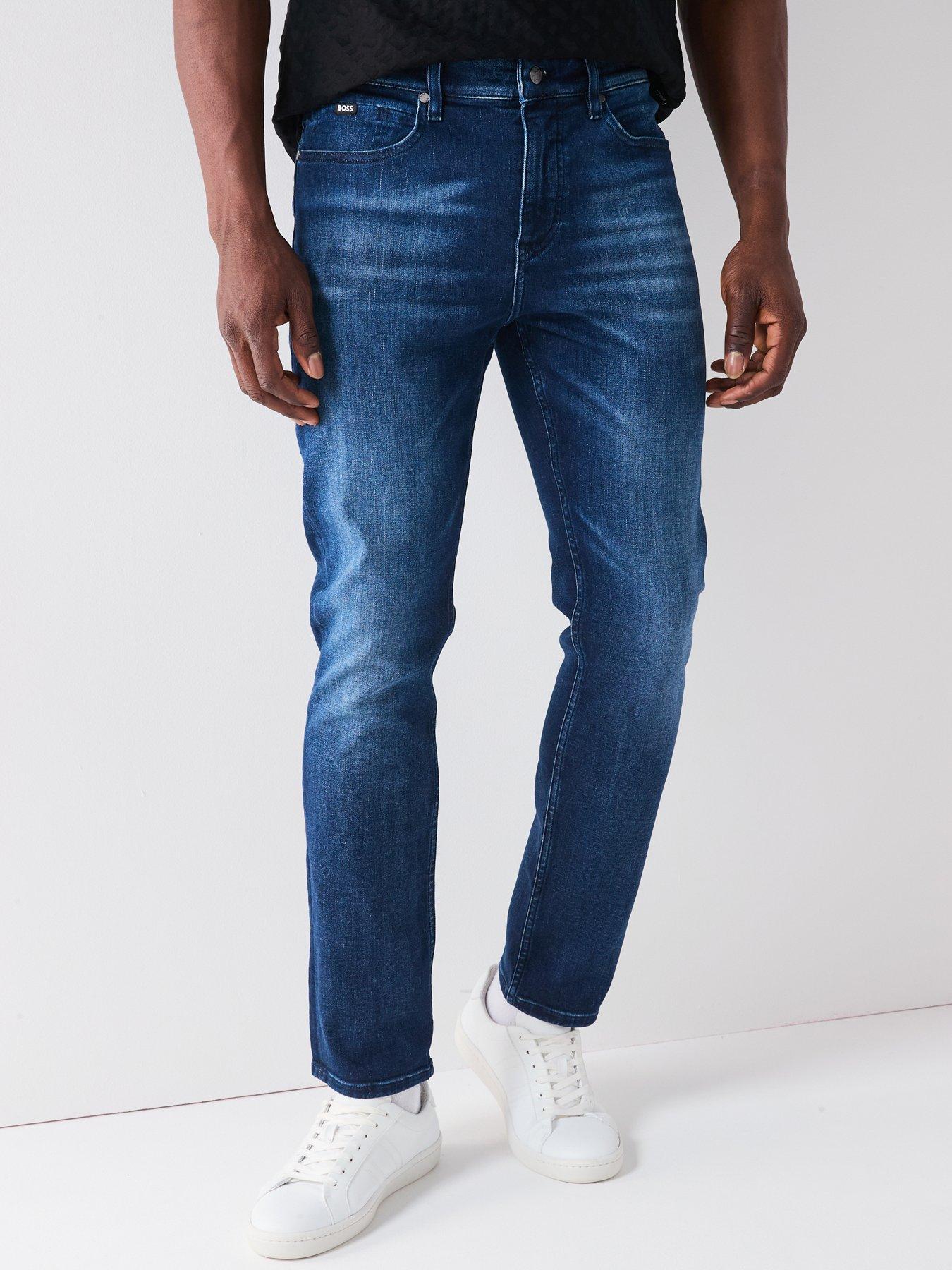 undefined H-delaware Cashmere Touch Slim Fit Jeans-dark Blue
