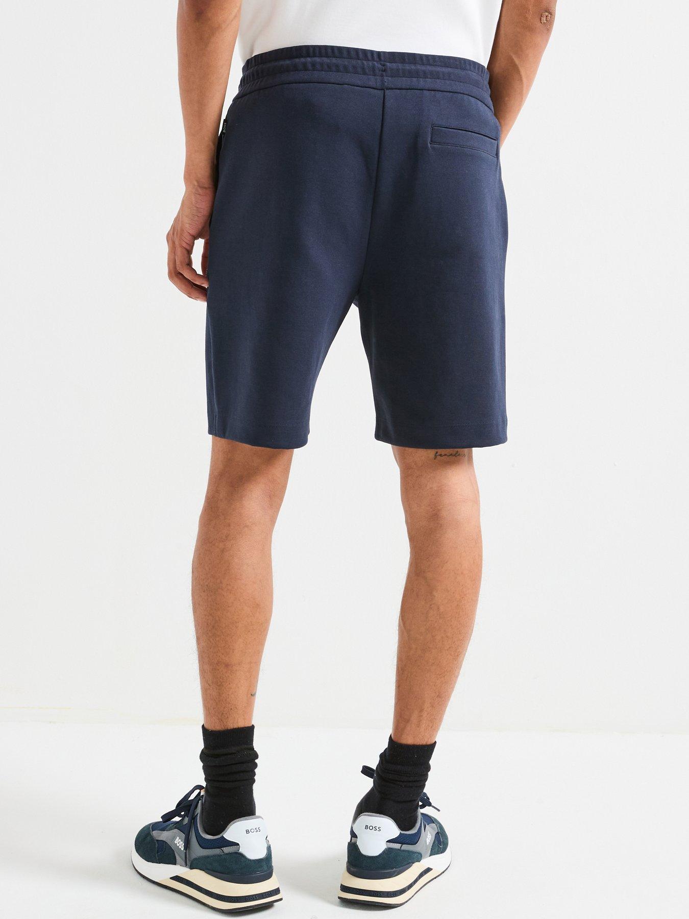 Image 2 of 5 of BOSS C-Leoni Regular Fit Jersey Shorts - Dark Blue